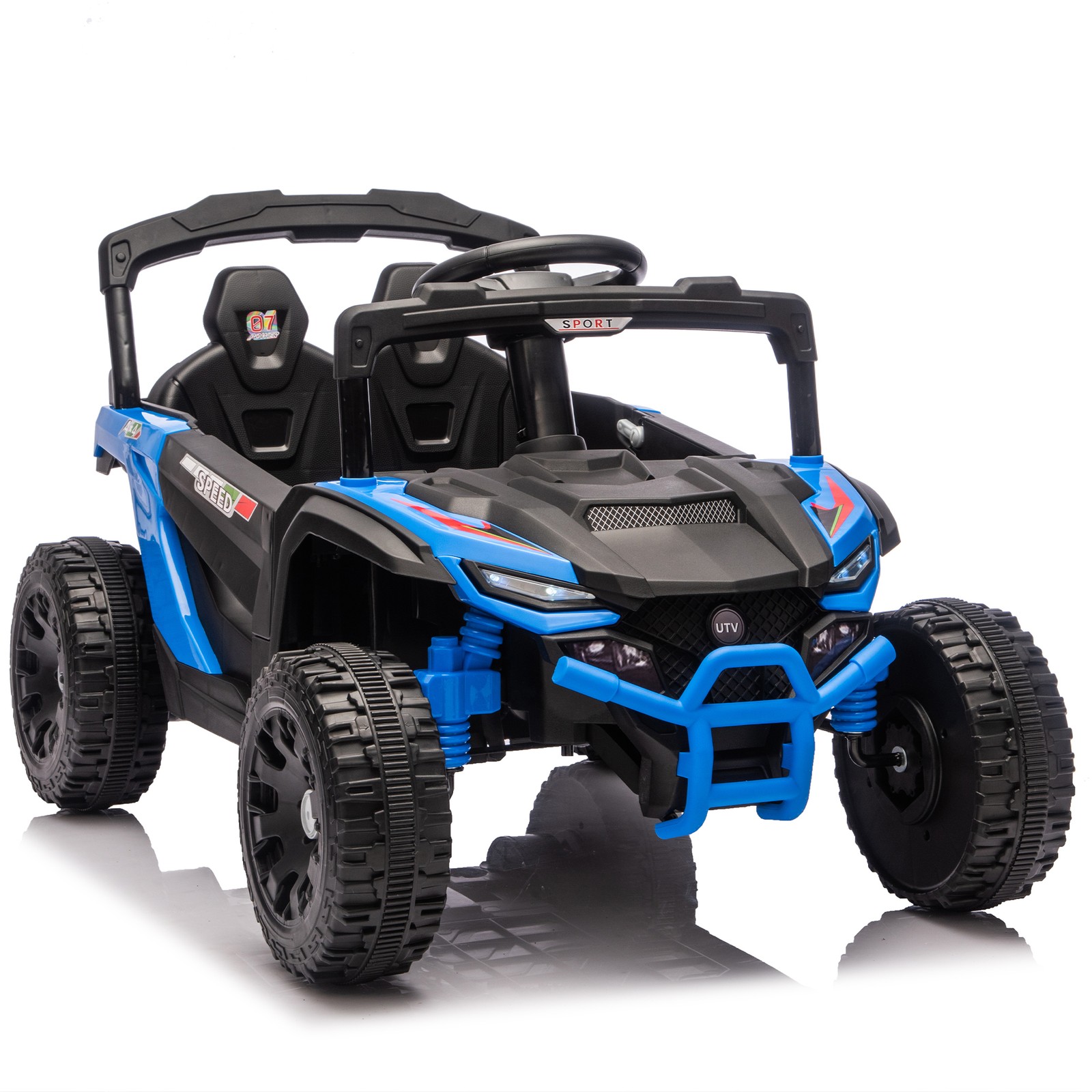 24V Kids ride on UTV W/ 2.4G PC,80W*2,Four-wheel suspension for Kids Aged 3-5