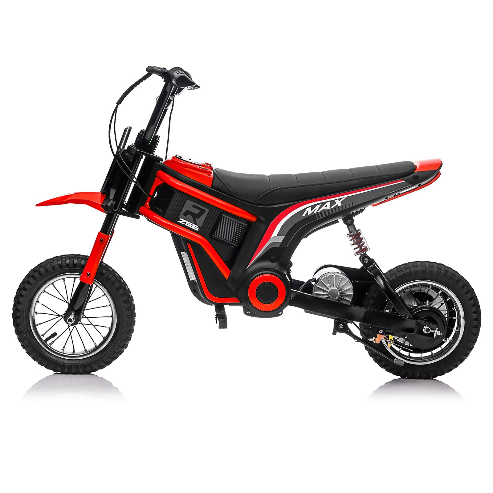 24V 350W Ride on Electric Dirt Bike for Kids 8-12 Tail Lights 15.5 mph 130lb Max