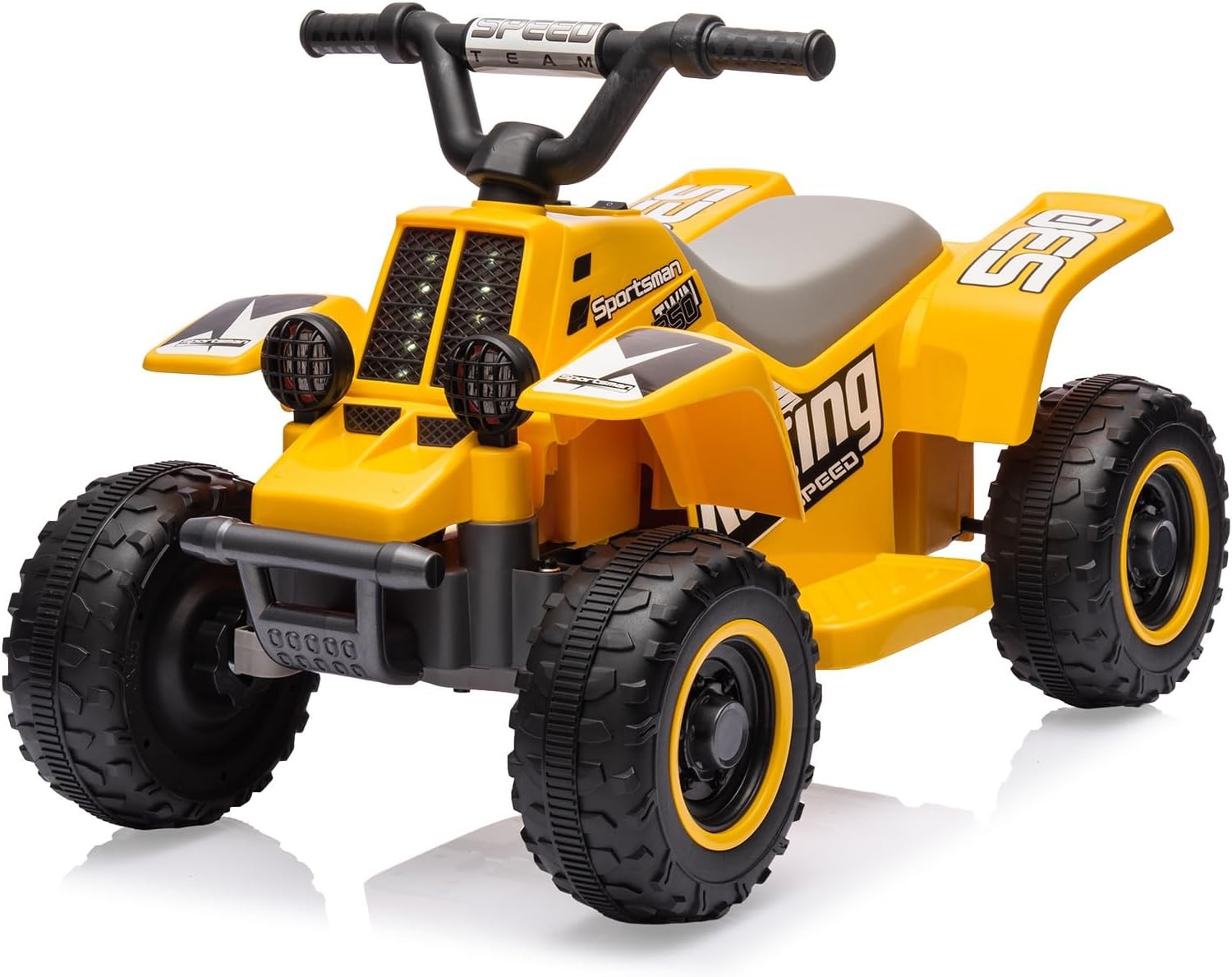 6V Kids ATV 4 Wheeler Quad Car Off-road Ride on Toy 1.5 mph Max-speed w/ LED MP3