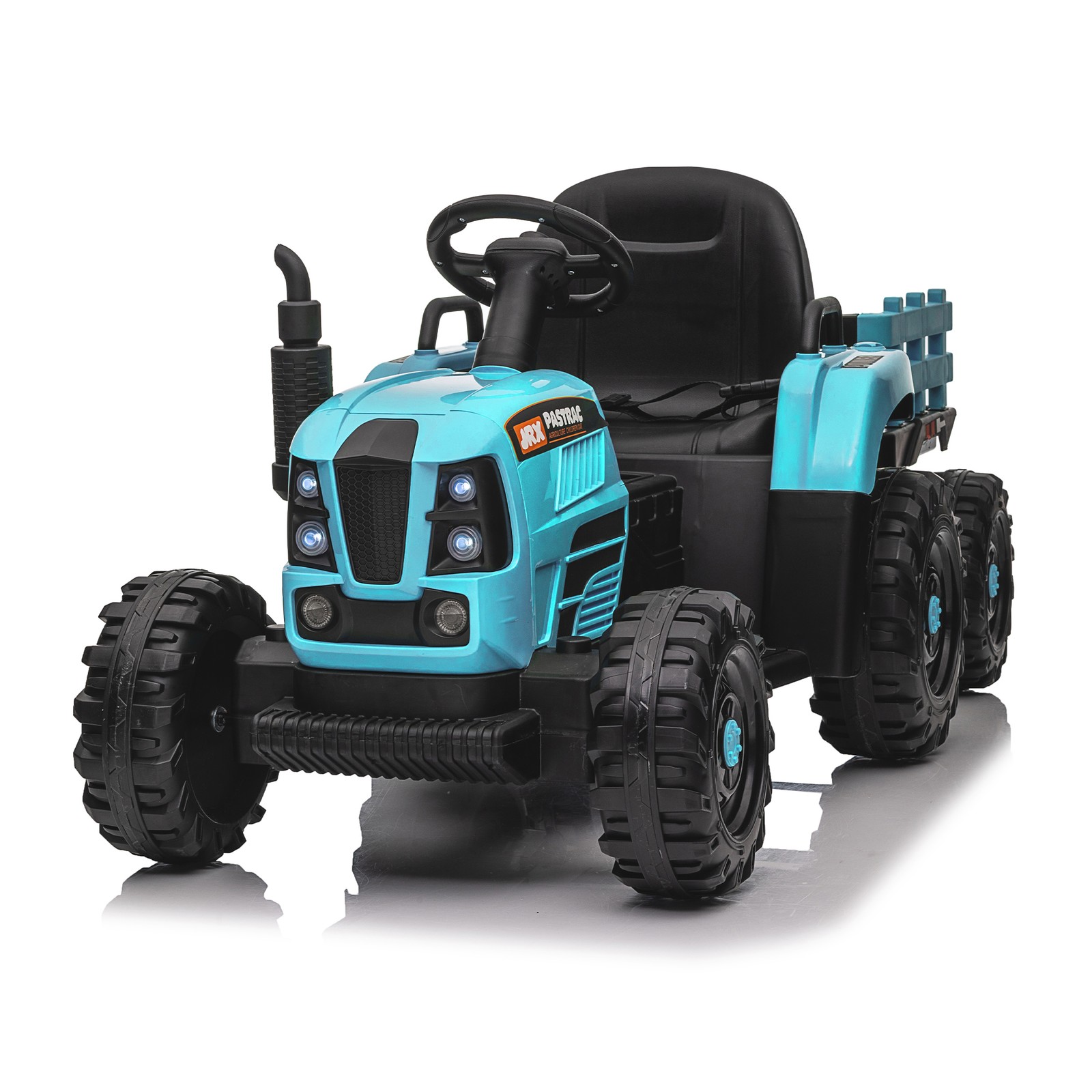 Ride on Tractor 24V 400W Powered Electric Tractor Toy electric car for kids Blue