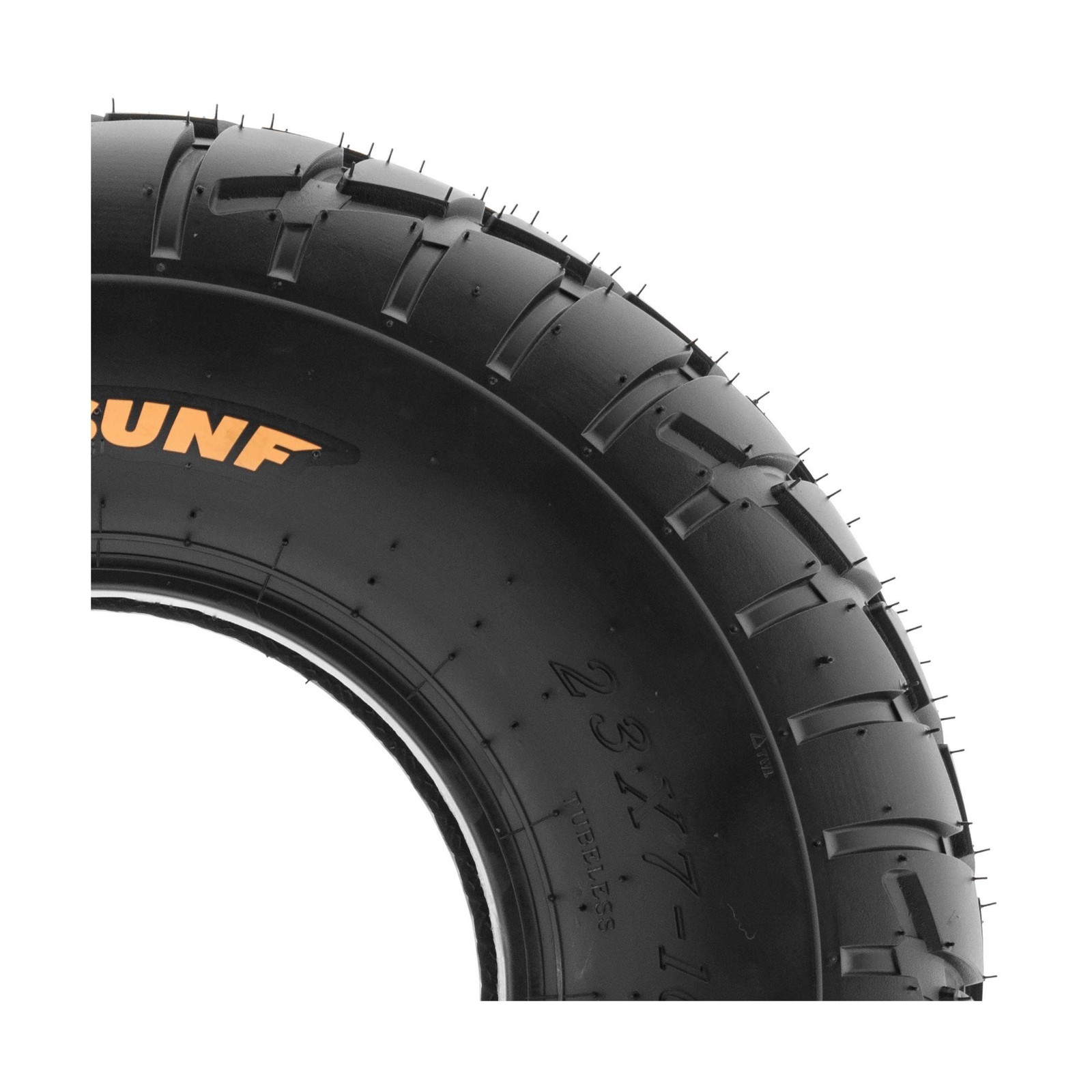 SunF A021 TT Sport ATV UTV Dirt Track & Flat Track Tire 23×7-10, 6 PR, Tubeless