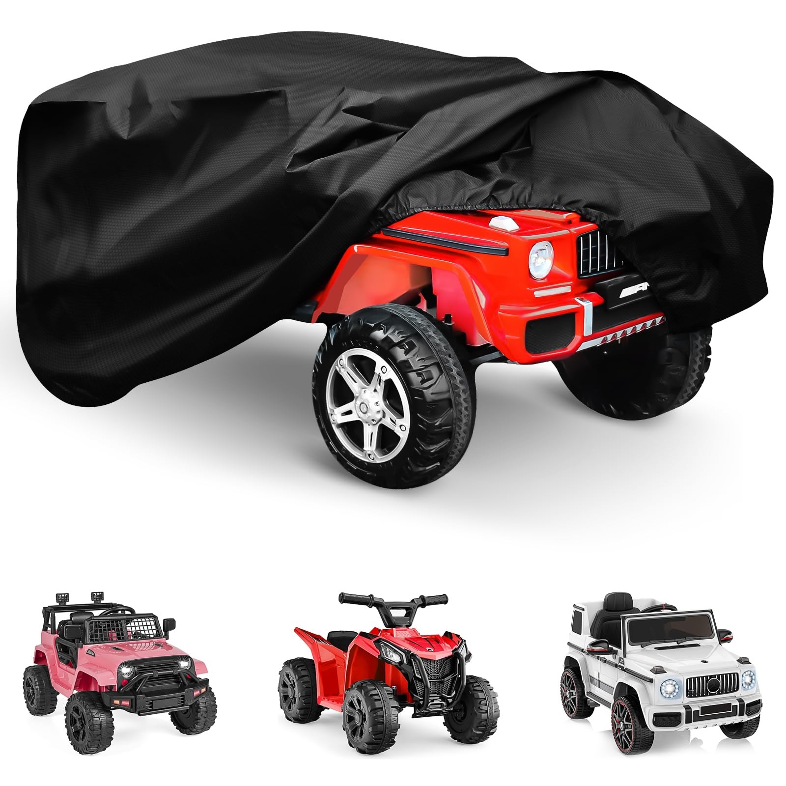 Ride-On Car Cover, 52 x 26 x 22inch Outdoor Water Resistant Protection Cover …