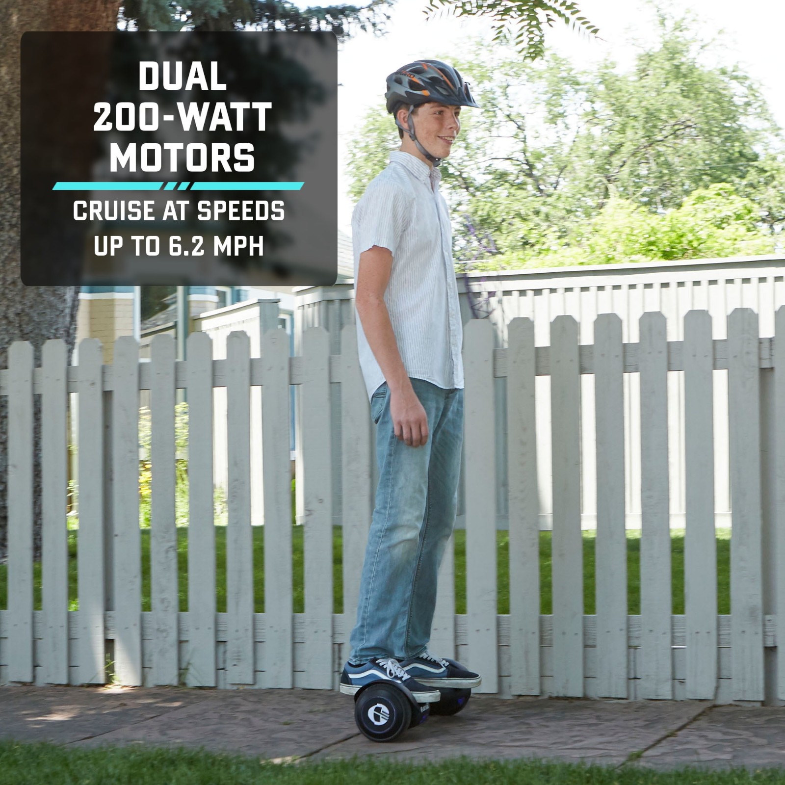 Gotrax Edge Hoverboard for Kids Adults, 6.5″ Tires 6.2mph & 2.5 Miles GT-EG-GAL™