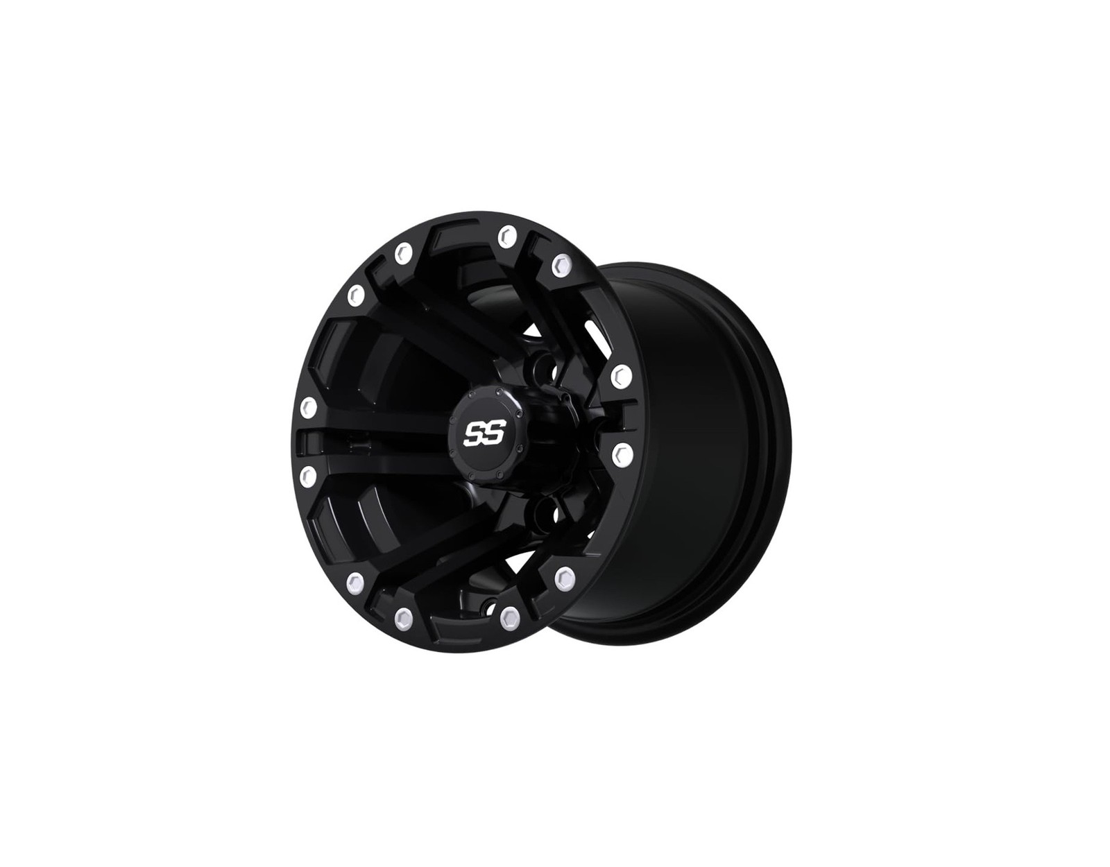 GTW 10 Inch Golf Cart Wheels and Tires Combo | Matte Black Specter Wheels on …