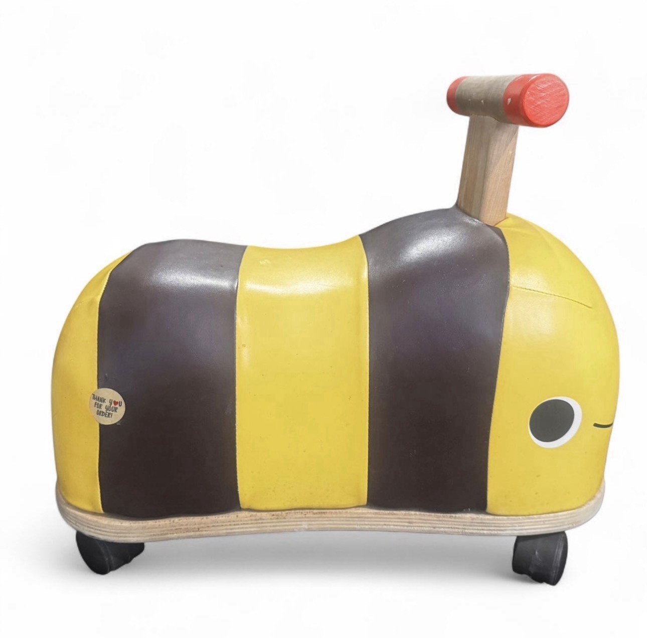B. toys Wooden Bee Ride-On -Boom Buggy Toddler Push Toy,Physical Fitness Builder