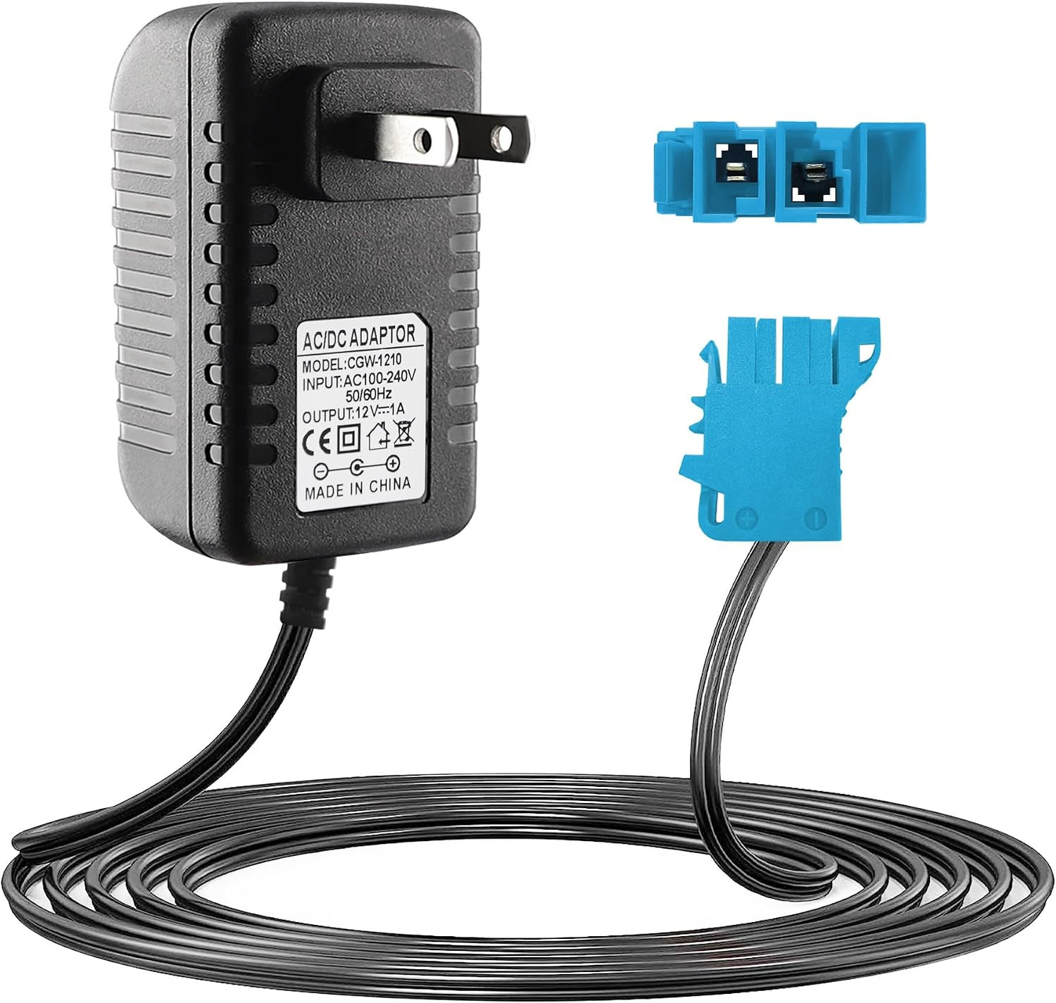 12V Charger for Peg Perego John Deere Tractor Battery, 12 Volt Battery Charger