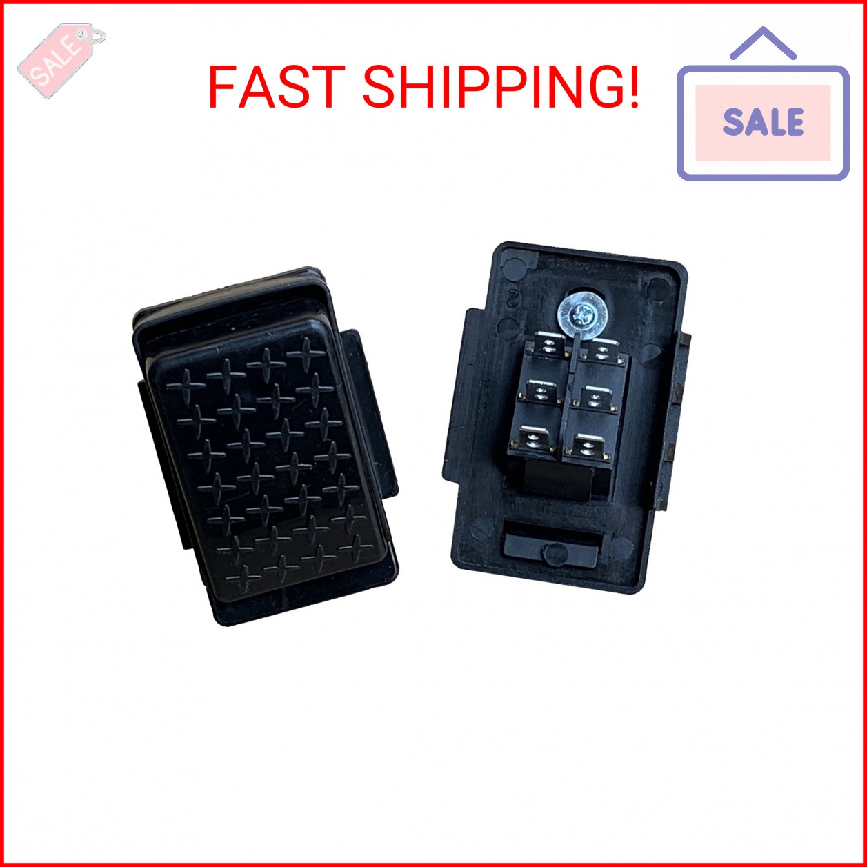 6/12/24 Volt Accelerator Foot Pedal Reset-Control Switch for Kids Ride On Cars,