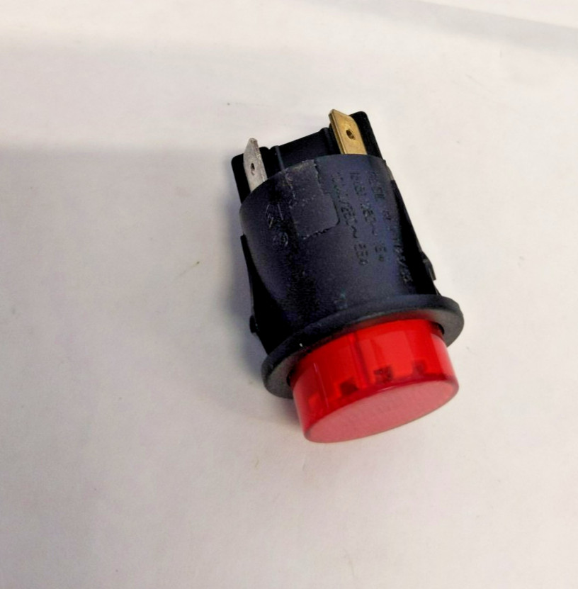 New On/Off Red Light Up Switch, 3 Prong