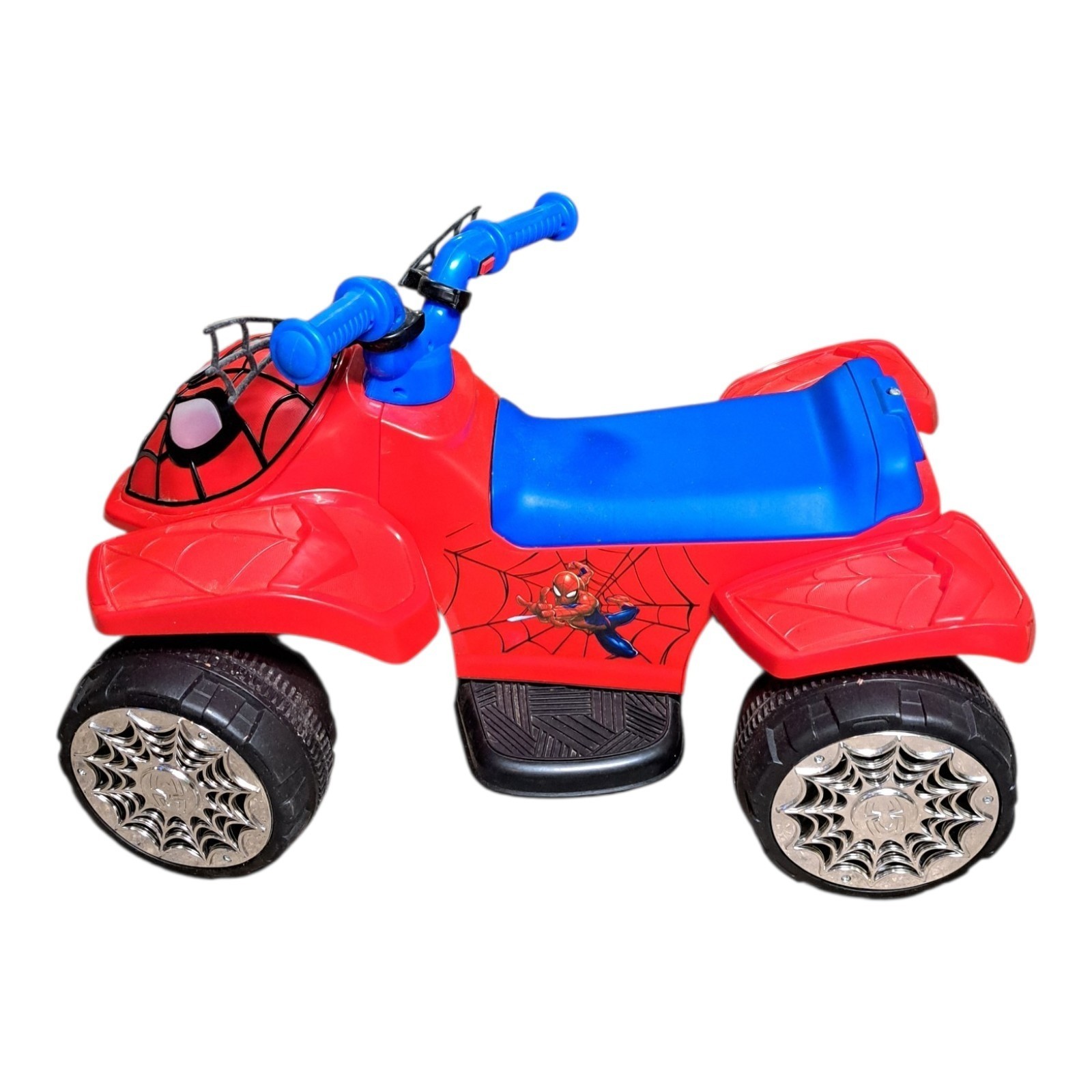 Dynacraft Marvel Spider-Man 6V Battery Powered Little Quad Kids Ride On ATV