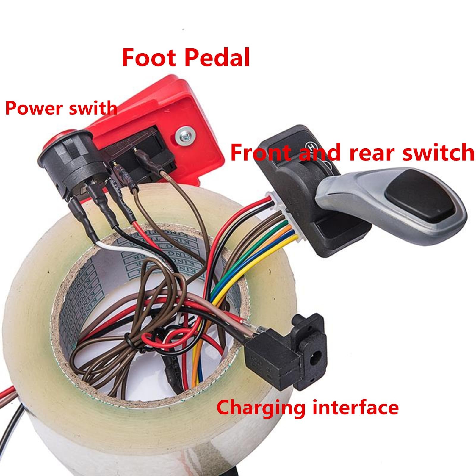 Kids Ride Car 12V DIY Modified Harness Remote Control Circuit Board Switch
