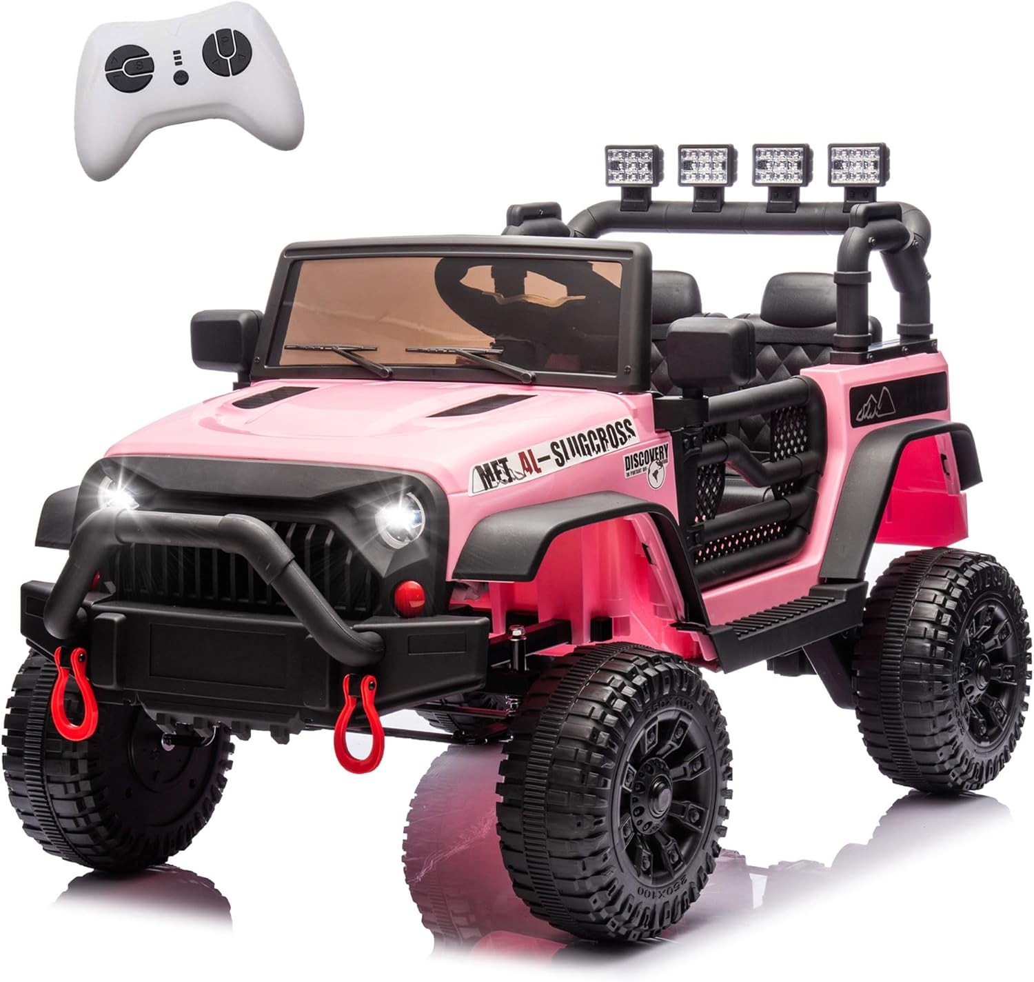 24V Kids Ride on Jeep Car 400W Electric Truck with Remote 4-Wheel Suspension MP3