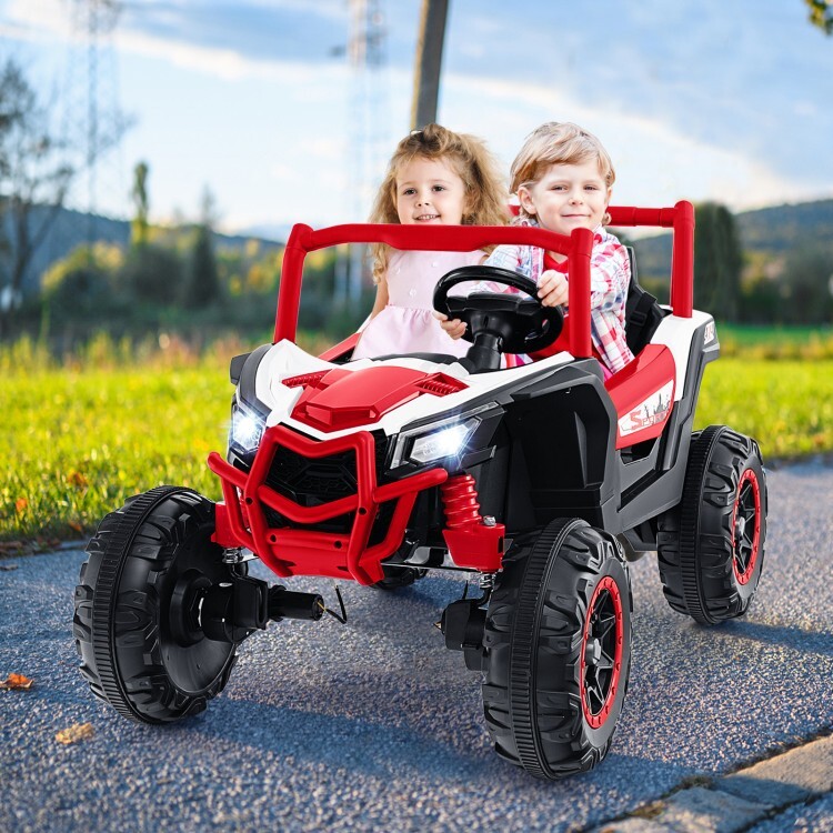 24V Battery Powered 2-Seater Kids Electric Toy Car Gift Kids With Remote Control