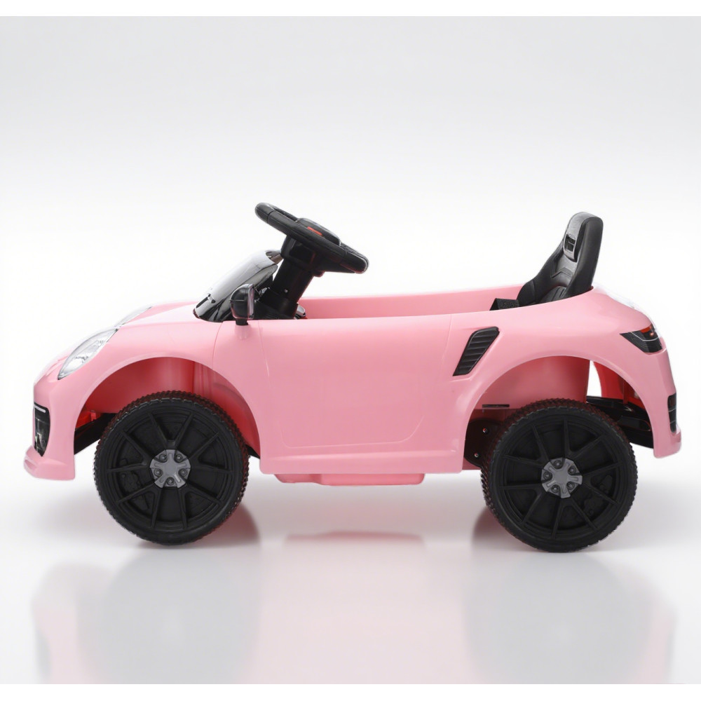 Electric Ride On Car w/ Remote, Pink Swing Seat for 3-5 Year Old Kids