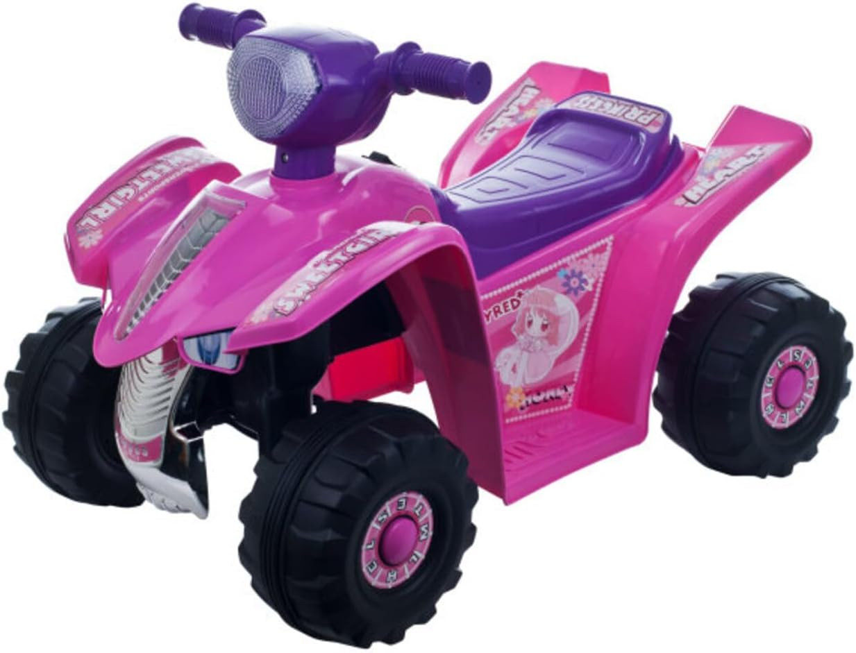 4 Wheeler for Kids – 6V Battery-Powered All-Terrain Ride on Car for Kids Ages 3-