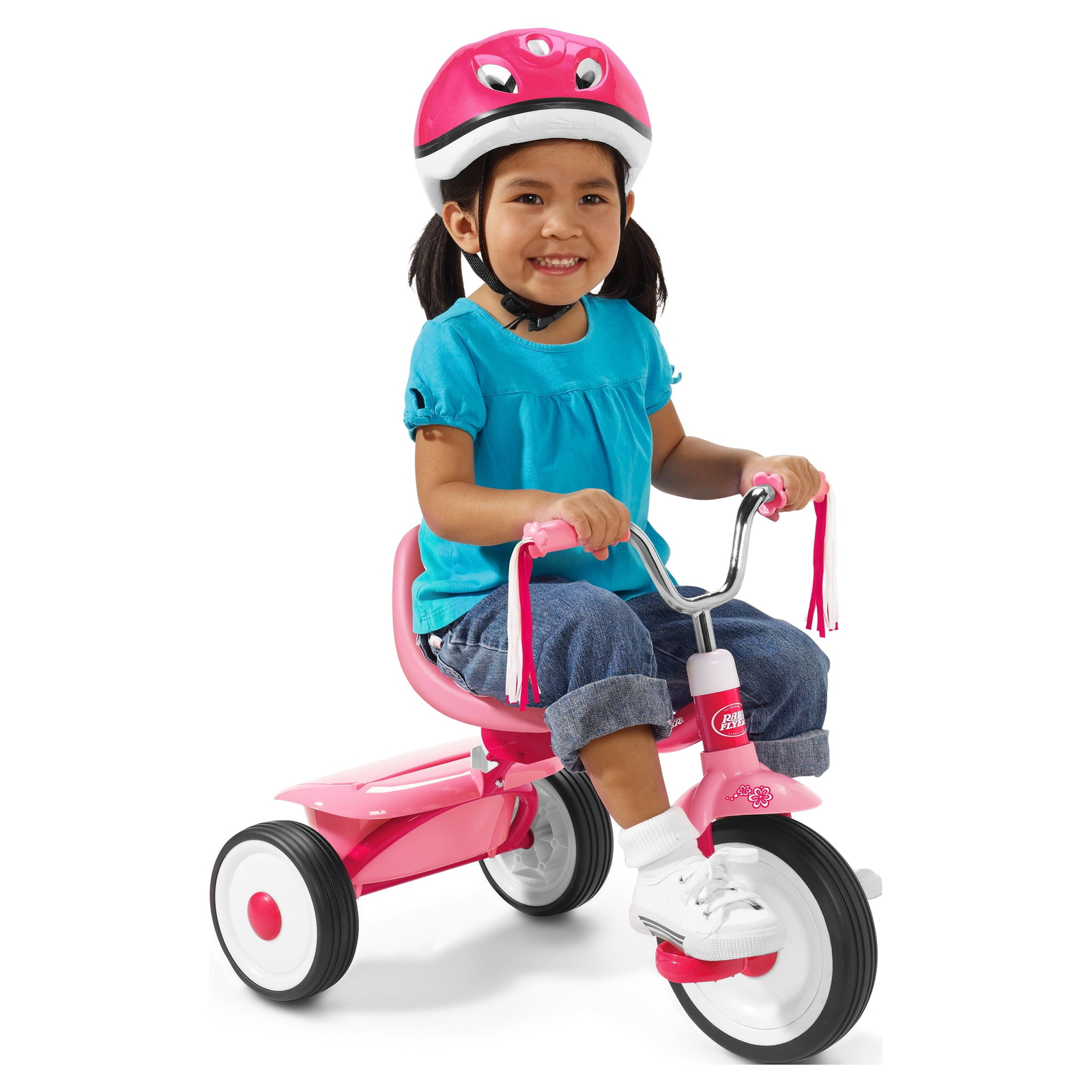 Ready to Ride Folding Trike – Fully Assembled Red Toddler Tricycle