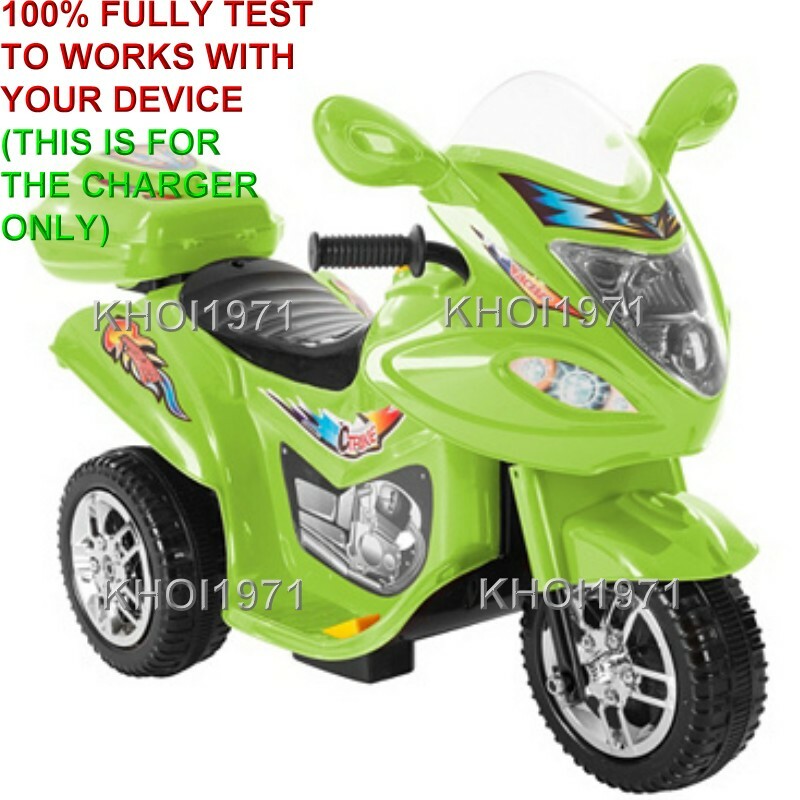 WALL charger AC adapter FOR 80-FL238D-R QVC Lil RIDER Trike bike 3-WHEEL ride on
