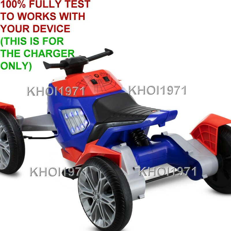 WALL charger AC adapter 8F4 KT1506WM KIDTRAX Marvel Spiderman Spiderbike ride on