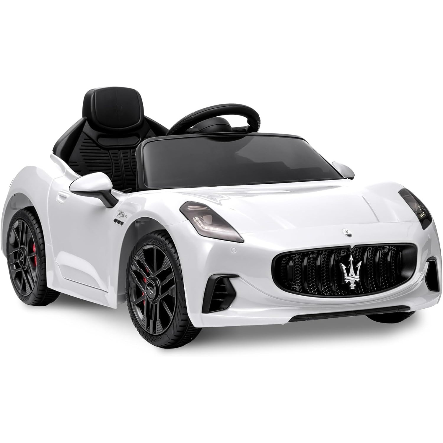 12V Kids Electric Ride-On Car with Remote Control, Safety Belts, Shock Absorbers