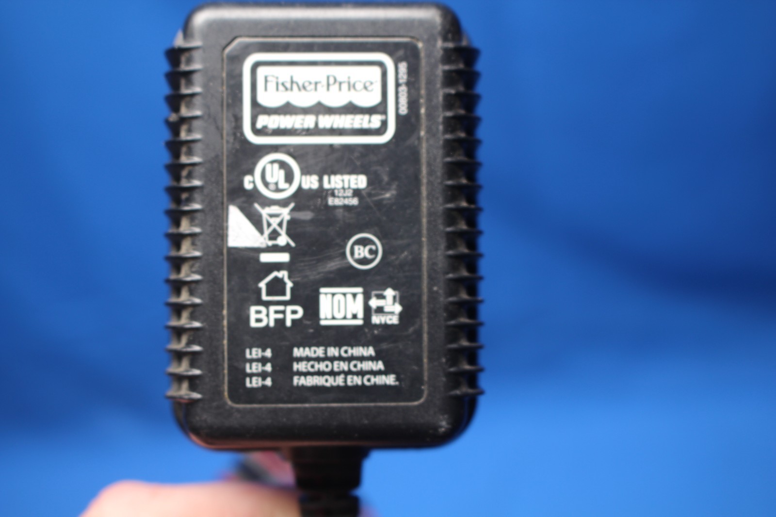 Fisher Price Power Wheels 00803-1295 6V Class 2 Battery Charger OEM Genuine