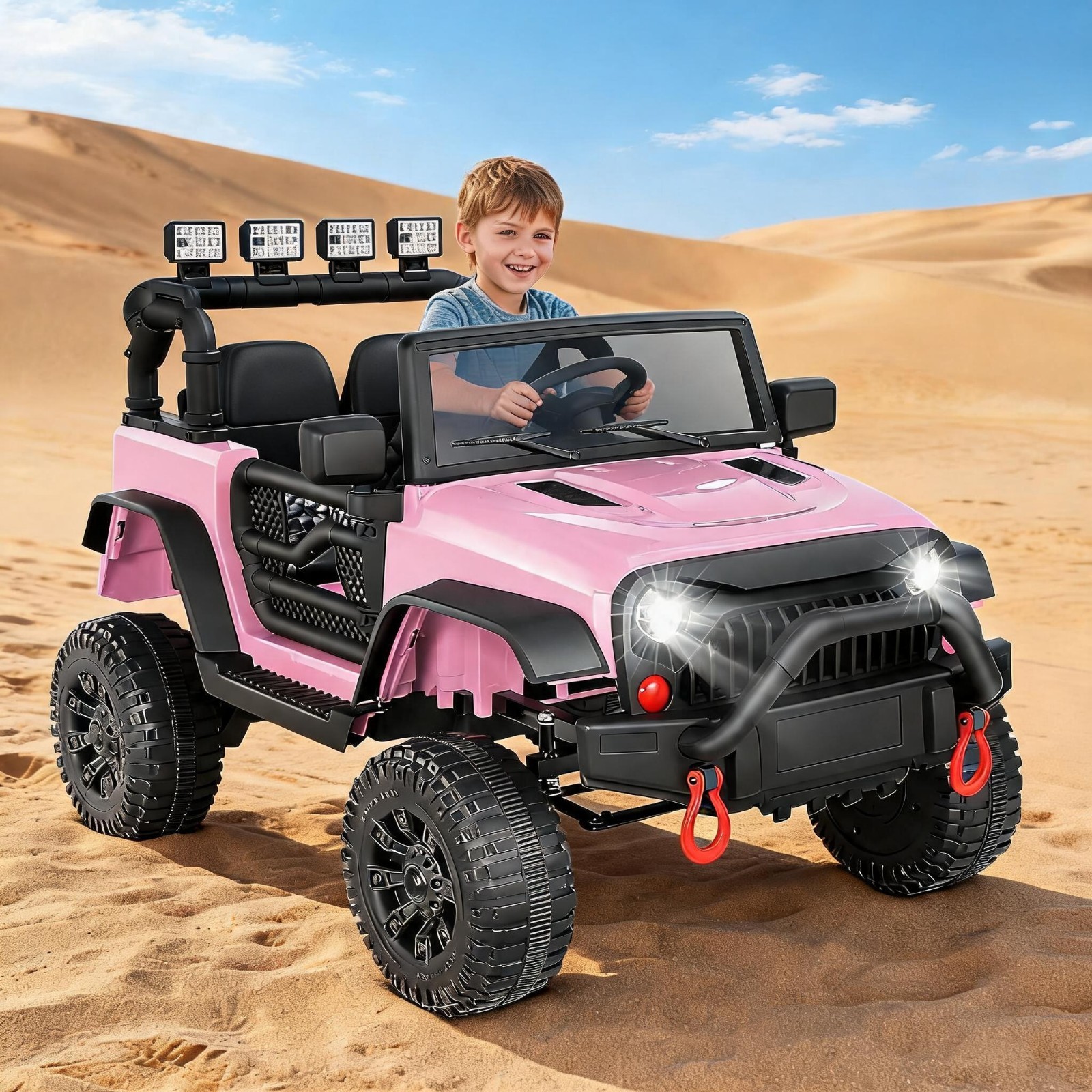 24V Kids Electric Car Ride on Toy 4X4 400W Battery Power w/Parent Remote Control