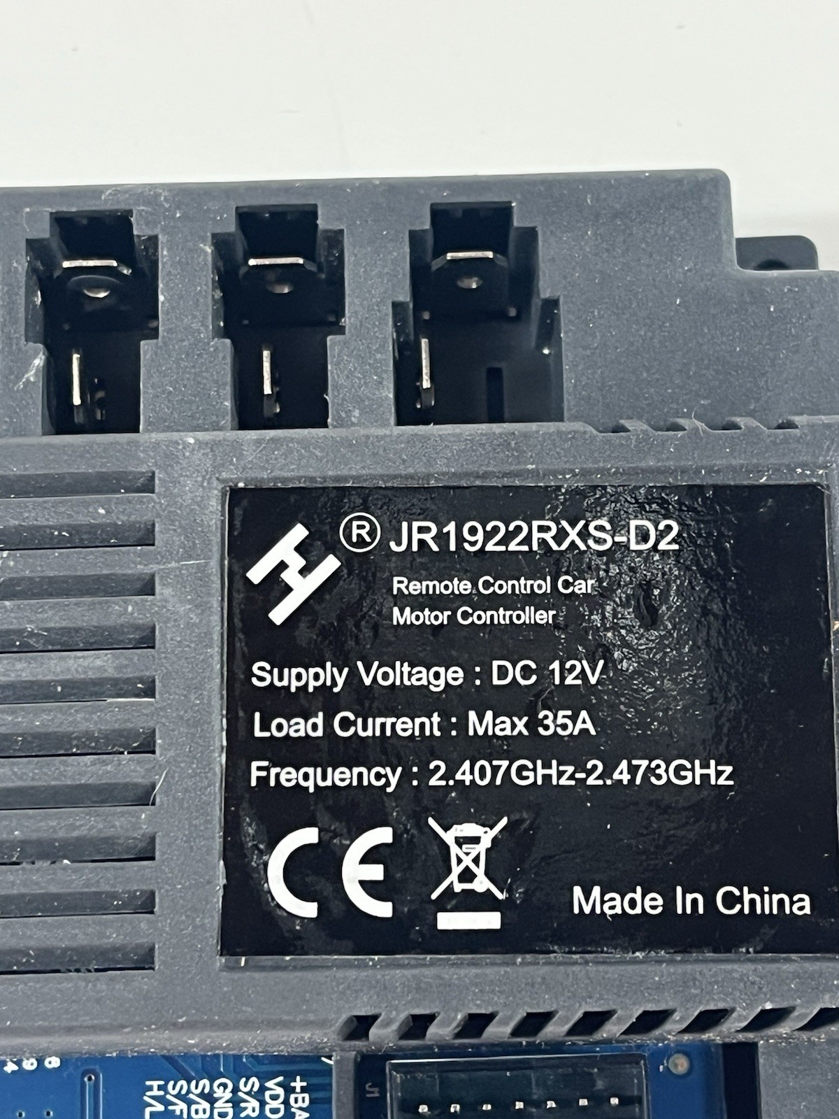 Remote Control Motor Controller JR1922RXS-D2 For Realtree 12 Volt UTV Ride On