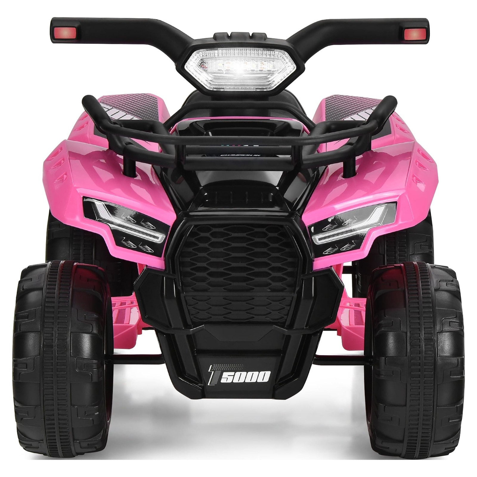 6V Kids ATV Quad Electric Ride on Car Toy Toddler with LED Light MP3 Pink