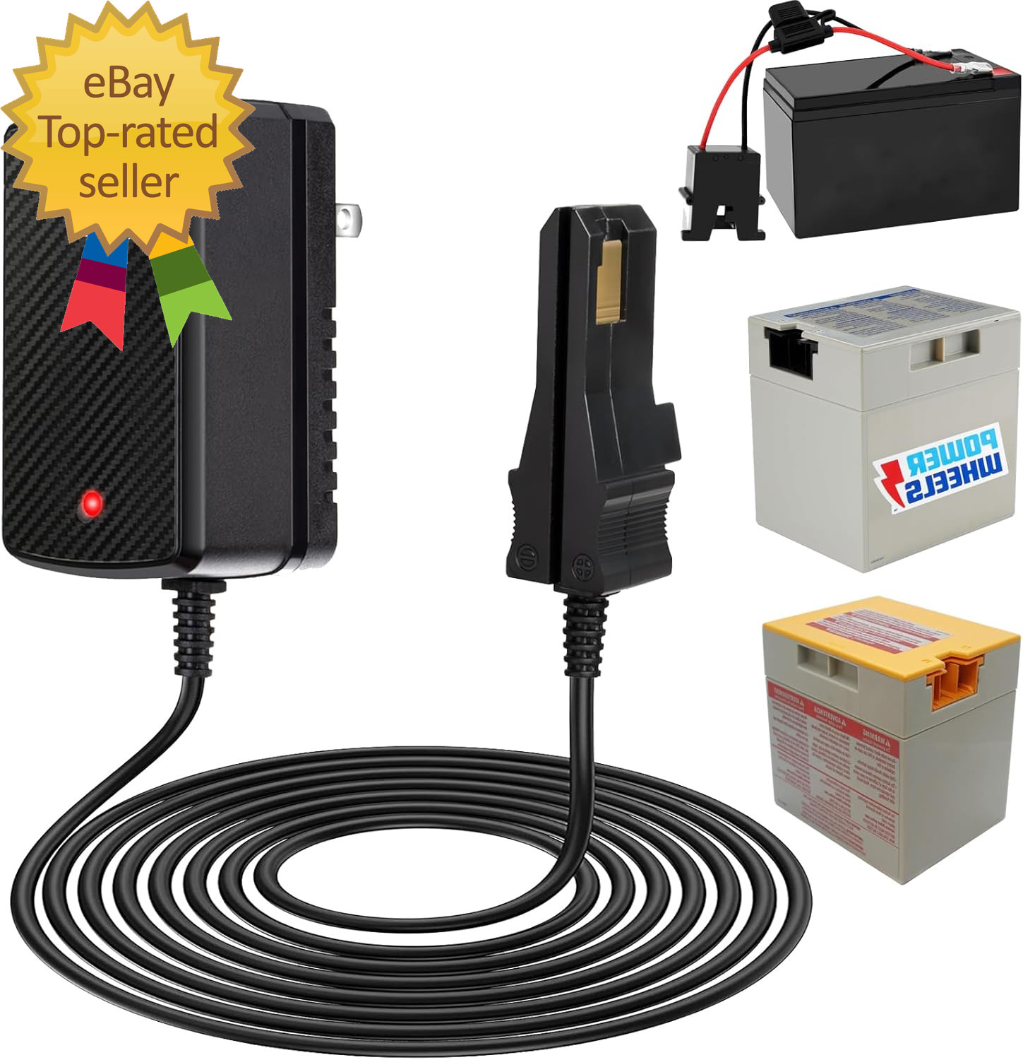 12V Battery Charger for Power Wheel Battery for All Power Wheels 12 Volt