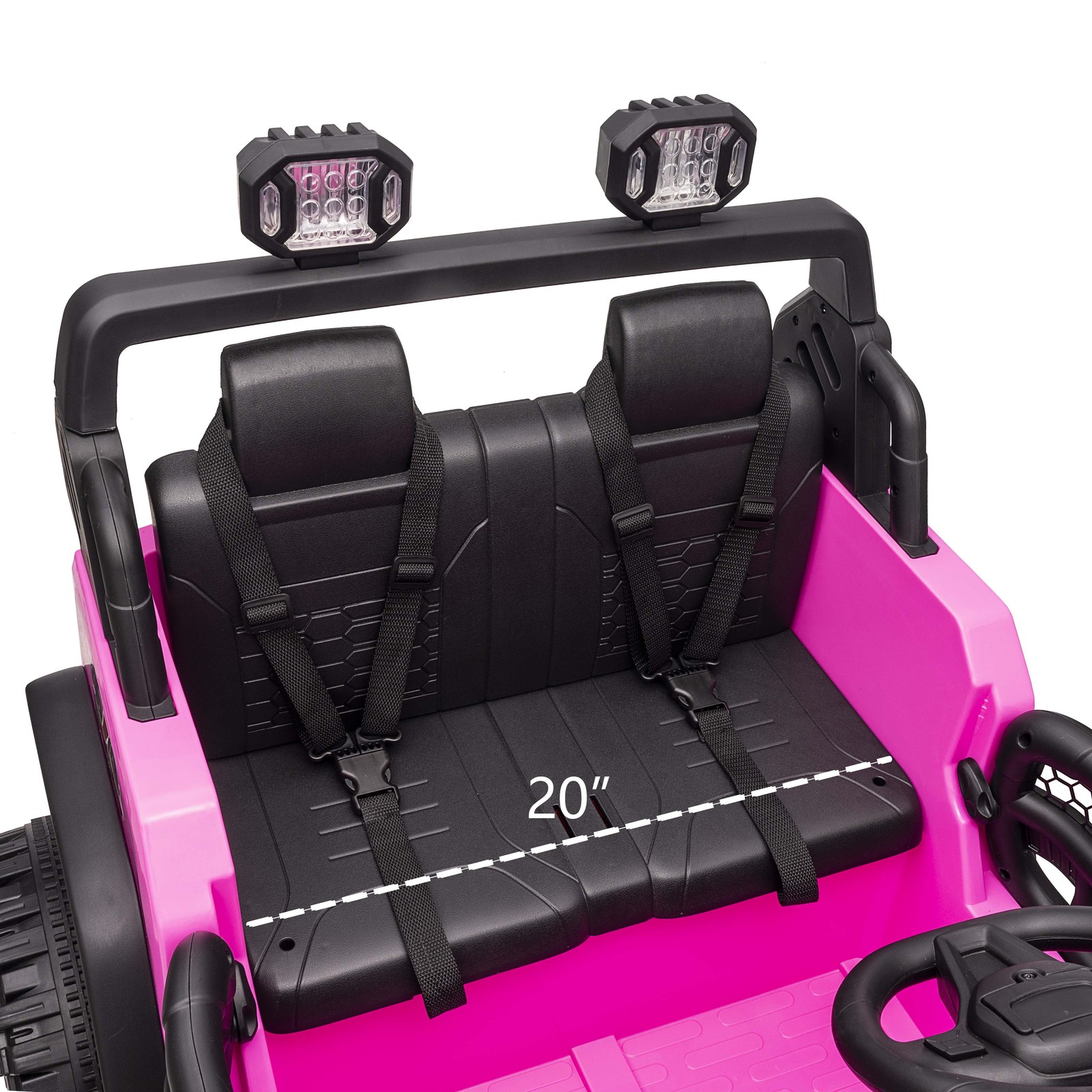 Hikiddo Camión De Juguetes Para Niños De 12 Voltios, Auto Eléctrico De 2 Asiento
