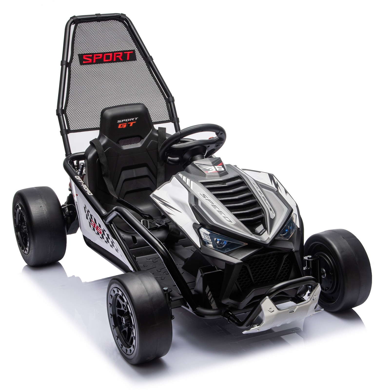 24V 400W 7Ah Sports Go Kart Kids Ride on Drift Car Toy EVA Tires Rear Suspension