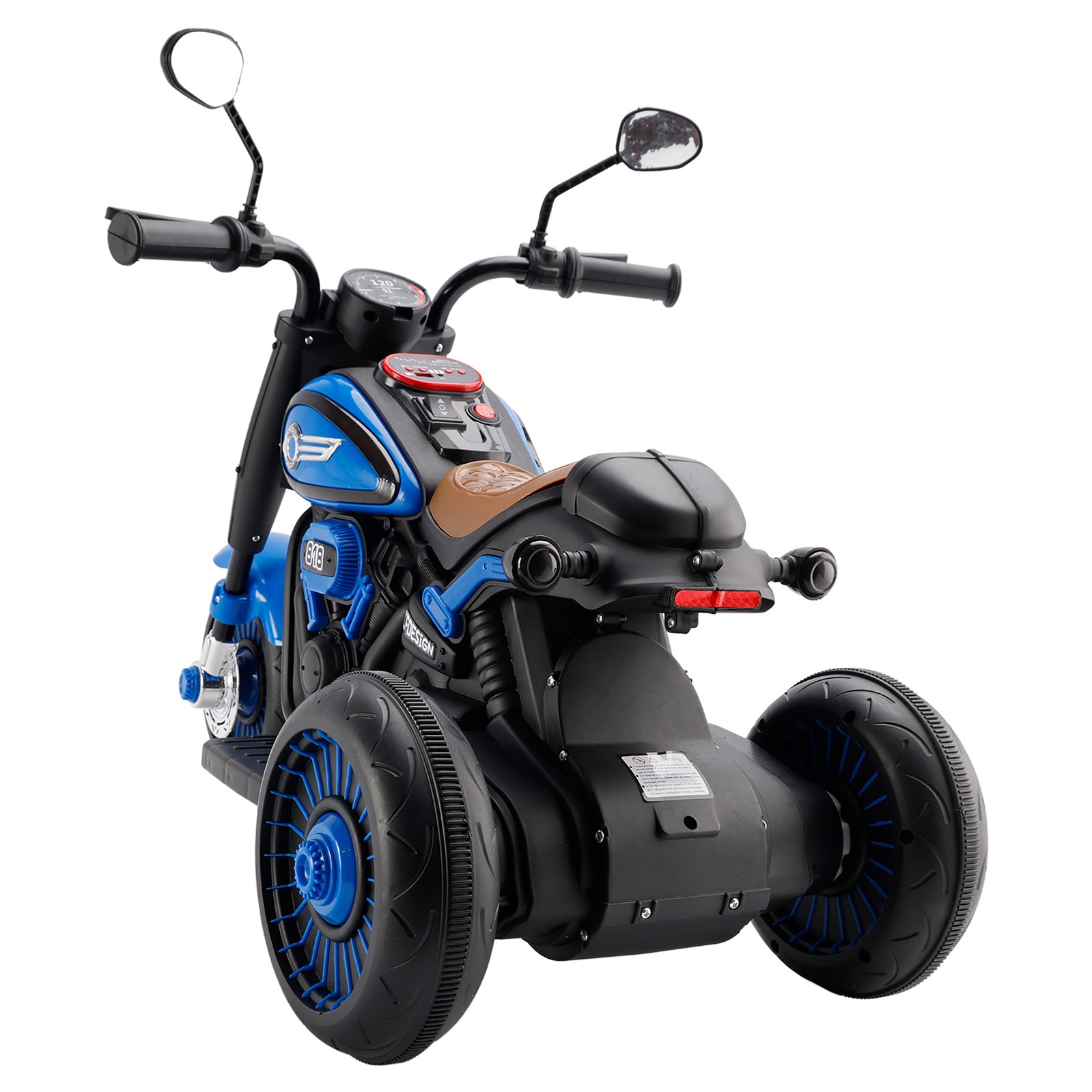 🚀3-Wheel 6V Kid Ride On Motorcycle Electric Toy With Colorful Light And Music