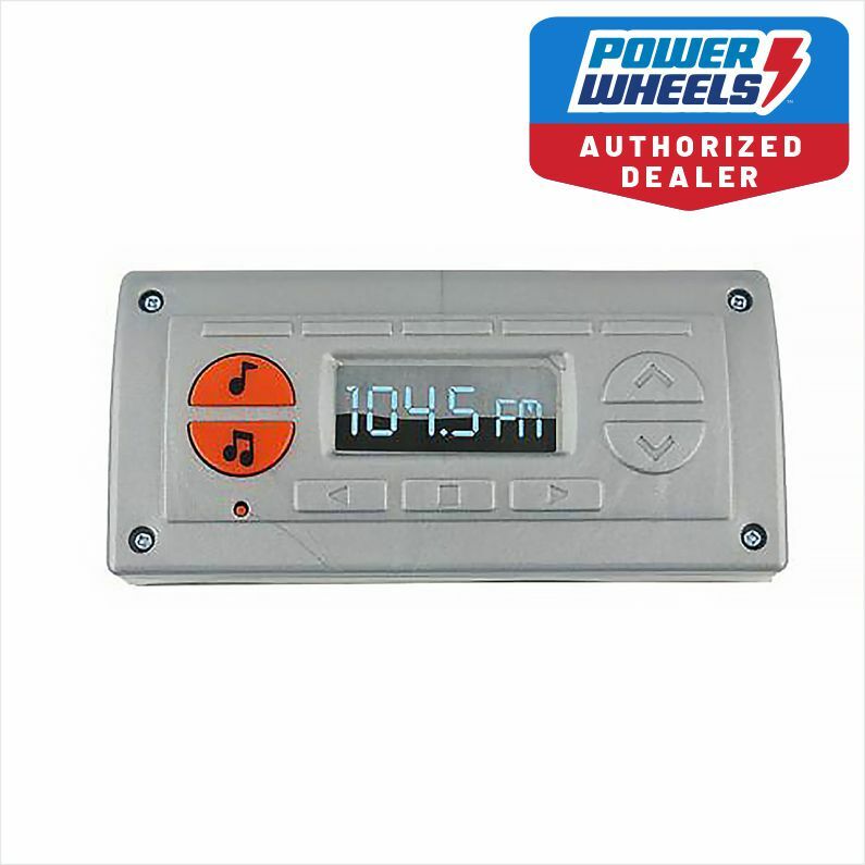 Power Wheels CBG61-9909 CBG61 Hot Wheels Jeep Silver Radio Sound Box Genuine