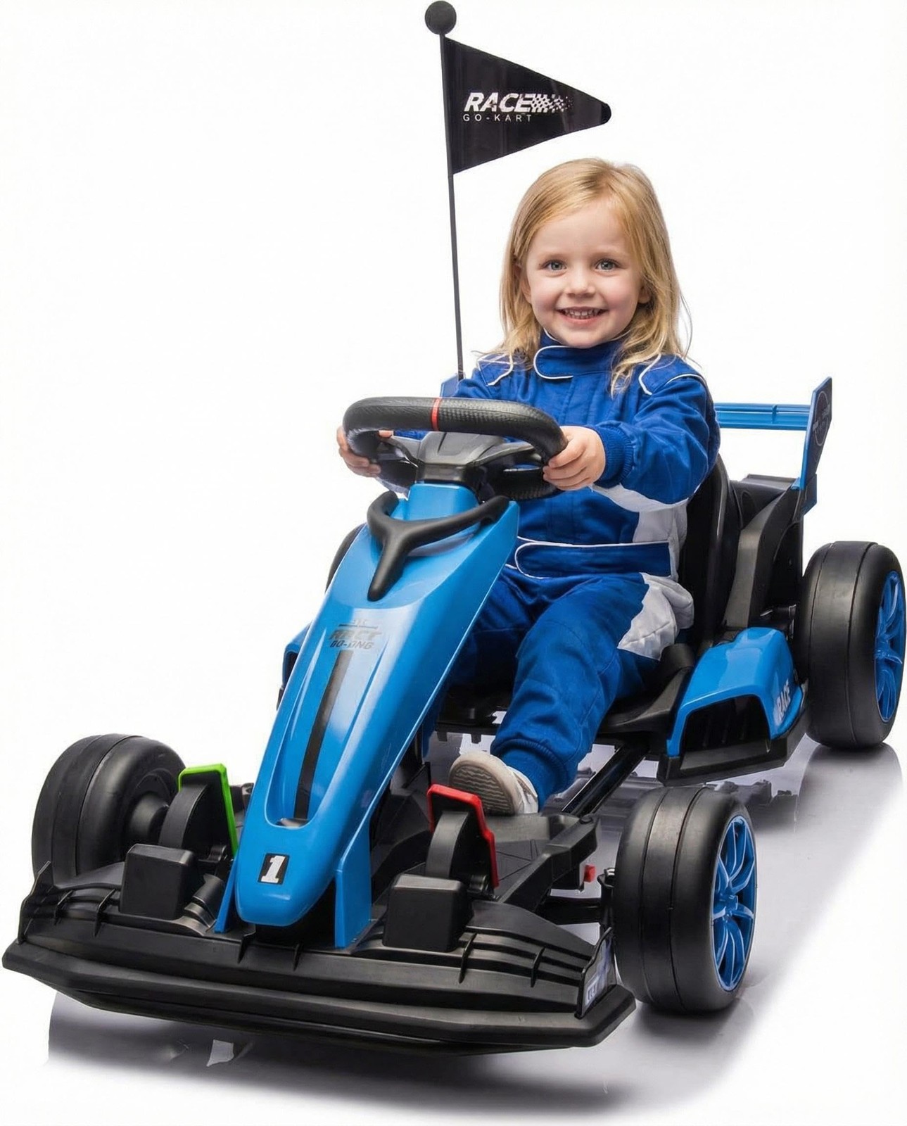 Garvee Electric Go Kart Toy for Kids,Ride on Drifting Car,Racing Car for 5-12