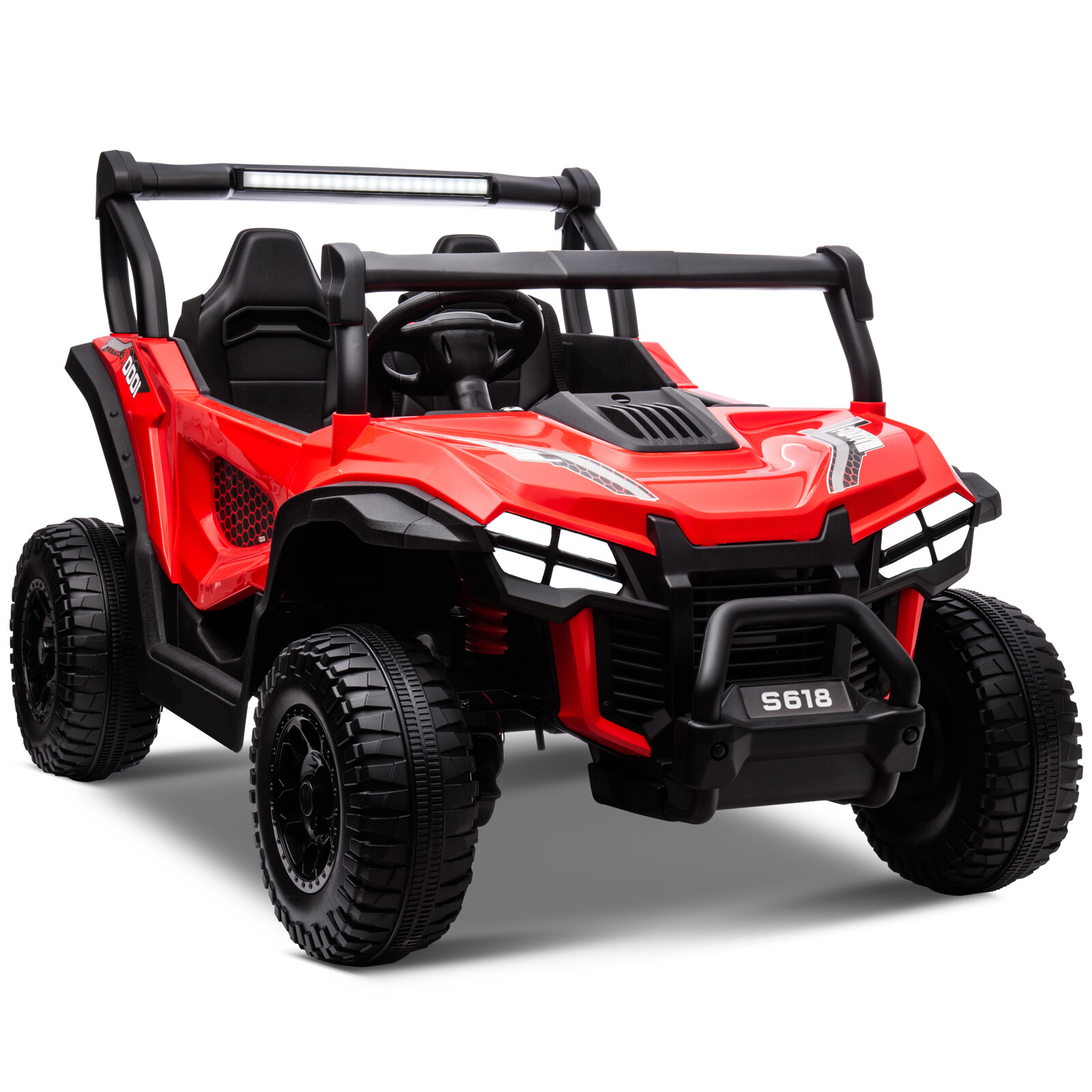 ZEOPHOL 24V Kids Ride On Car UTV Truck 4WD 2-Seater Electric 80W*4 Off-Road Car