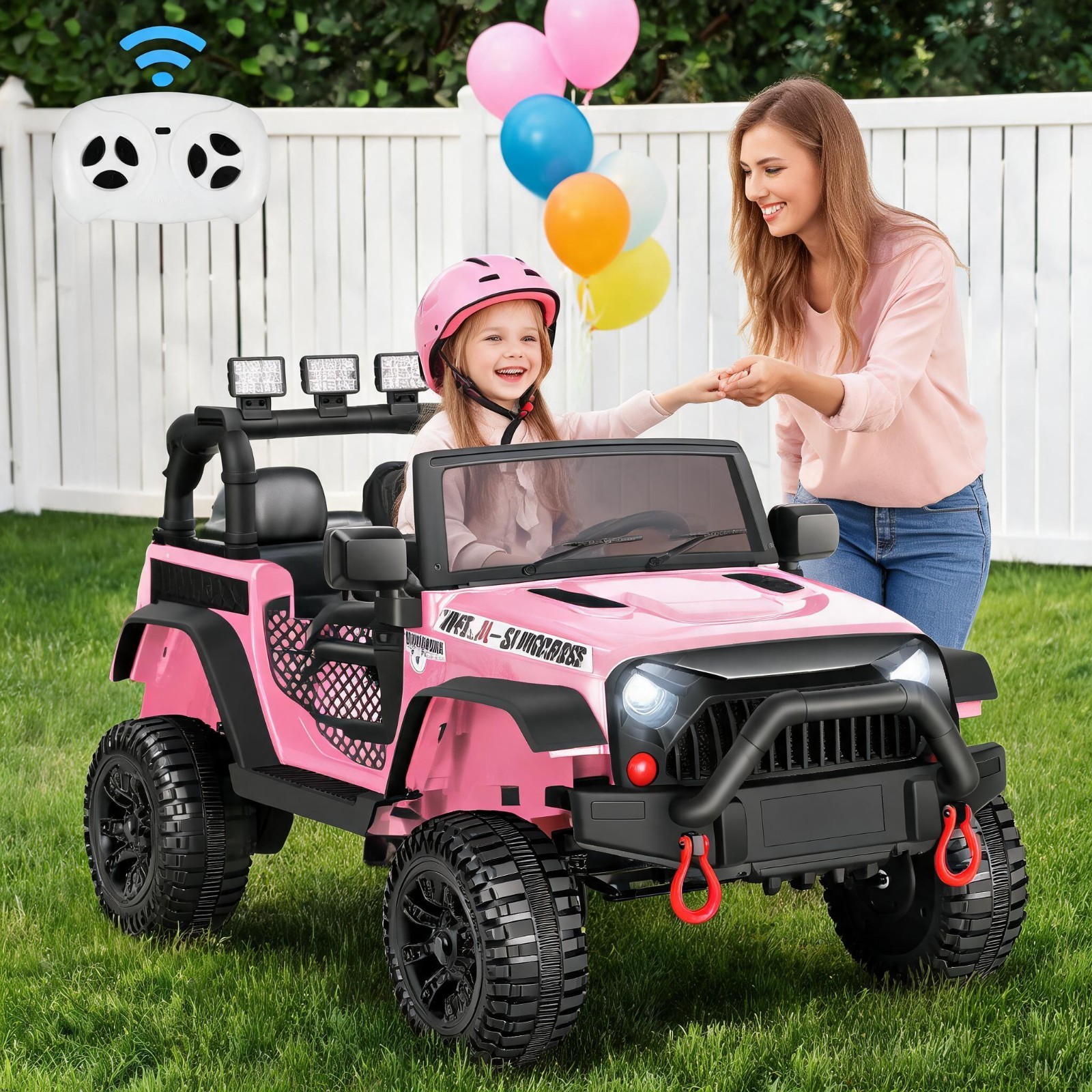 24V Kids Electric Car Ride on Toy 4X4 400W Battery Power w/Parent Remote Control