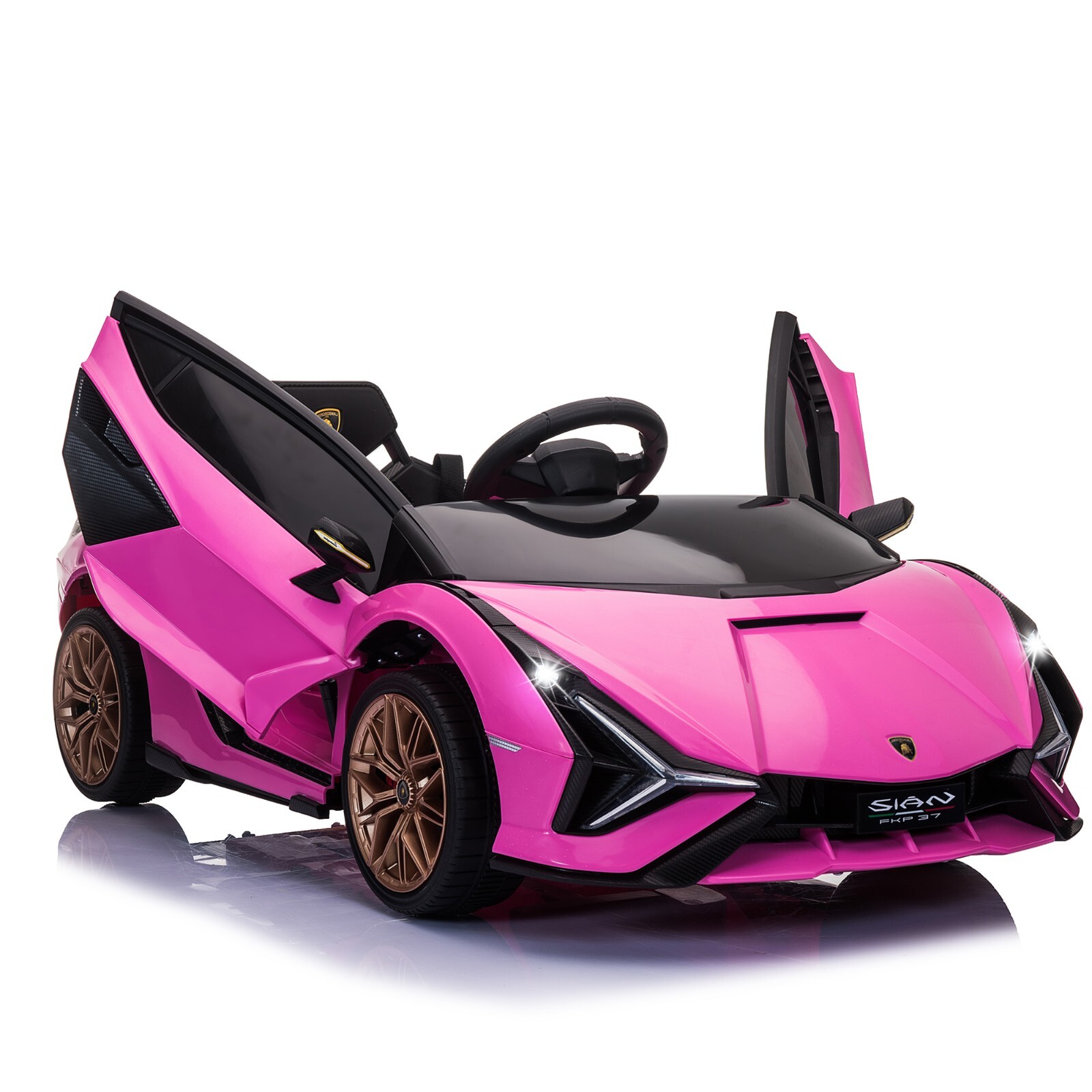 TOBBI 12V Kids Ride On Car Lamborghini SIAN Electric Vehicle w/Remote Control
