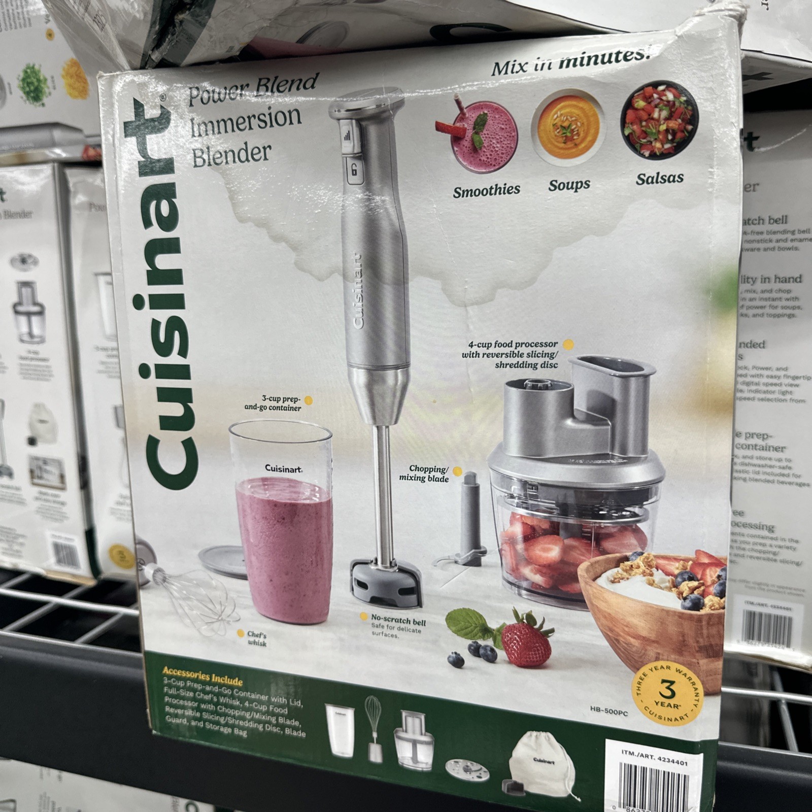 Cuisinart Variable Speed Immersion Blender with Food Processor