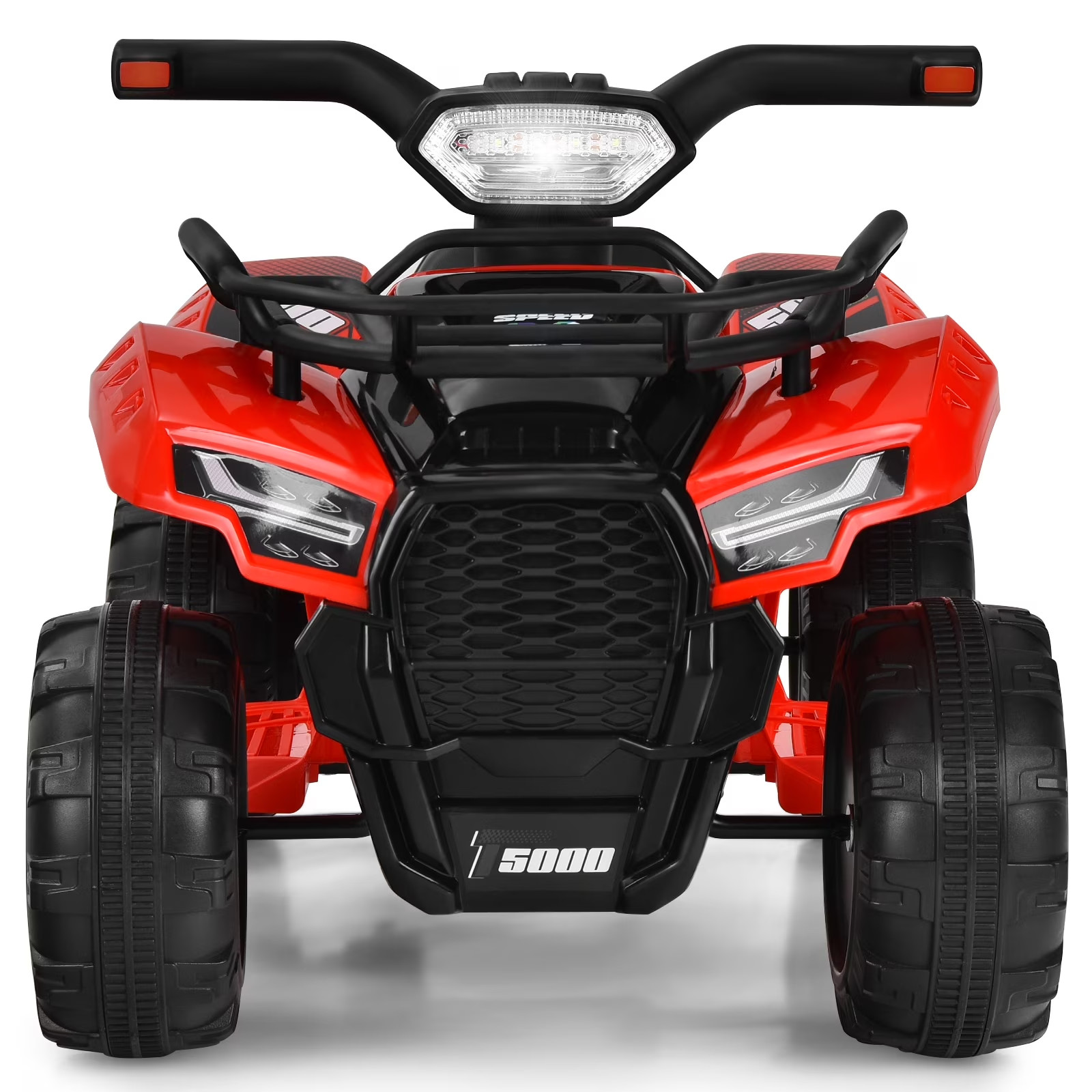 6V Kids ATV Quad Electric Ride on Car Toy Toddler W/Led Light&Mp3 Rose