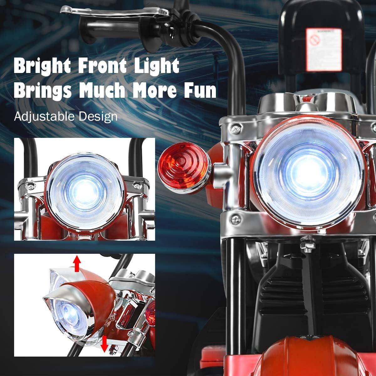 Rechargeable Electric Toddler Motorcycle for Boys Girls Gift