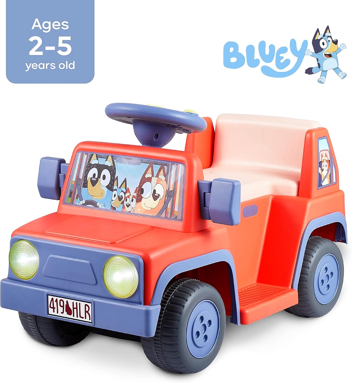 6V Electric Ride-On Car for Kids with Sounds & Music – Rechargeable Fun!