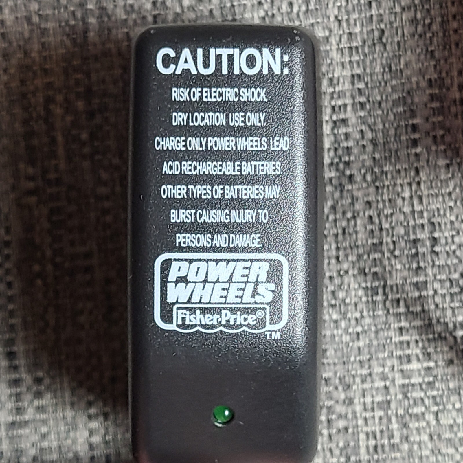 Original 12-Volt Charger for Power Wheels 00801-1480 Tested