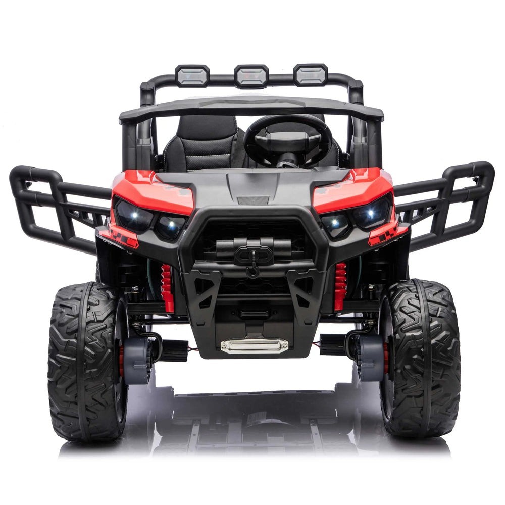 24V 4WD KIDS RIDE ON ELECTRIC UTV CAR 480W 4X POWERFUL MOTORS,2 SEATER LIGHTS+RC
