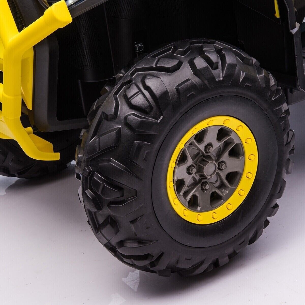 VILOBOS Ride On ATV Powered Kids Car Toy 12V Battery 4-Wheeler Music Light Boys
