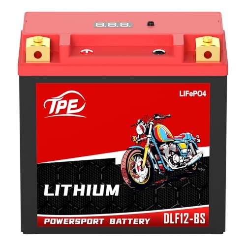Lithium Motorcycle Battery-BS 12V, Lightweight LiFePO4 Replacement, High YTX12