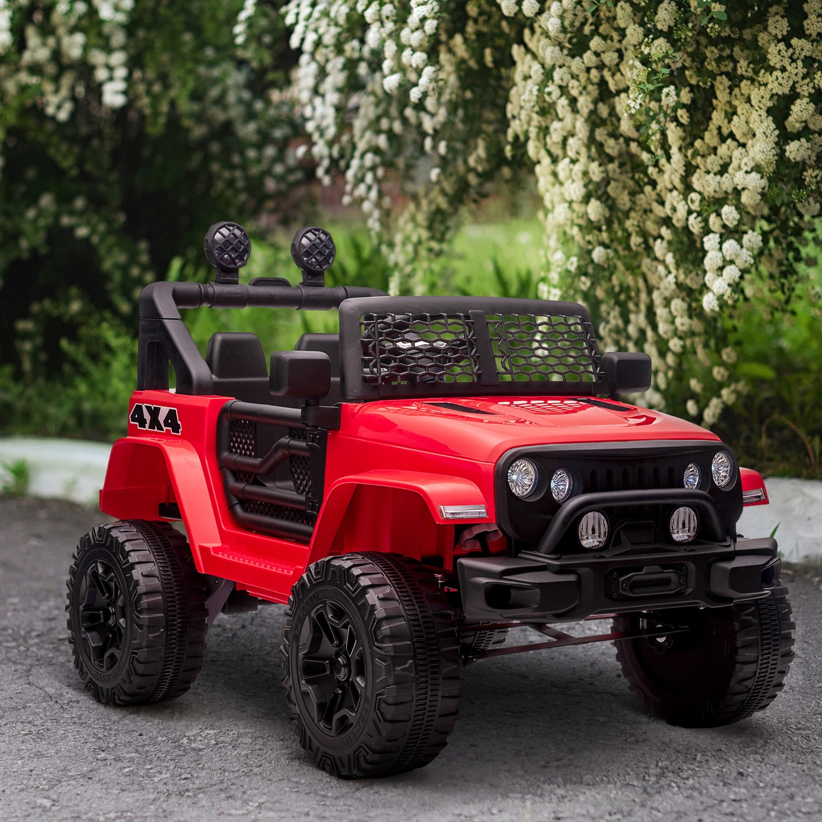 12V Kids Ride On Car Truck Electric Battery Riding Toy w/Remote, Red Refurbished
