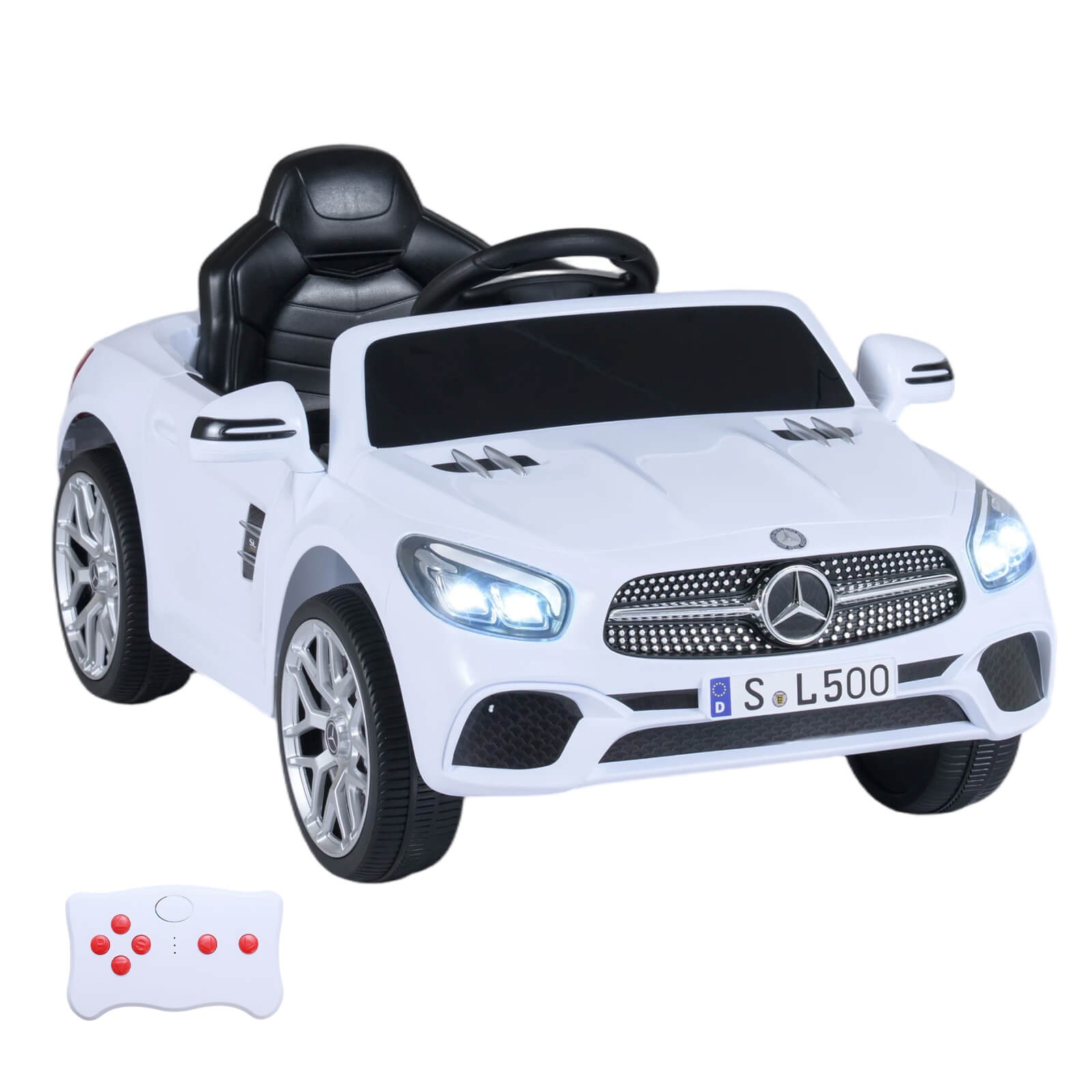 Licensed Mercedes-Benz SL R231 Kids Ride on Car 12V Electric Vehicle w/ Music
