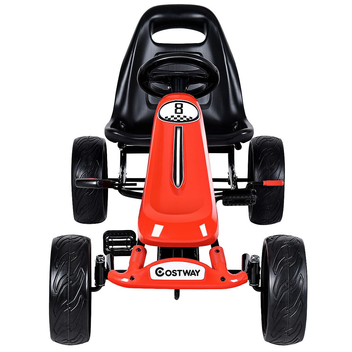 Go Kart Kids Ride On Car Pedal Powered Car 4 Wheel Racer Toy Stealth Outdoor New