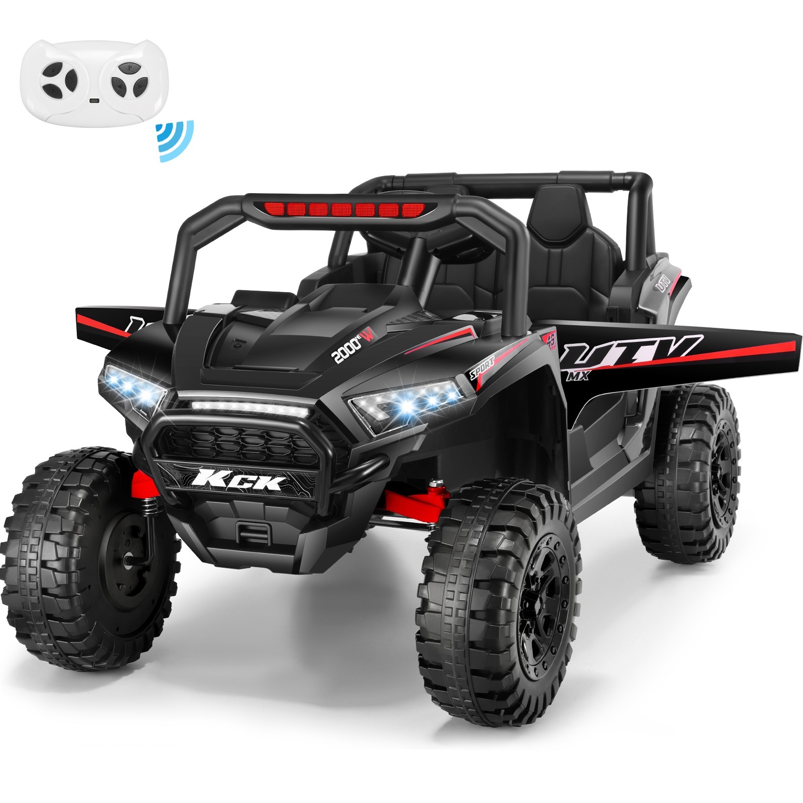24V 2 Seater Kids Ride on Toys 400W Battery Motors Electric Car w/ Parent Remote