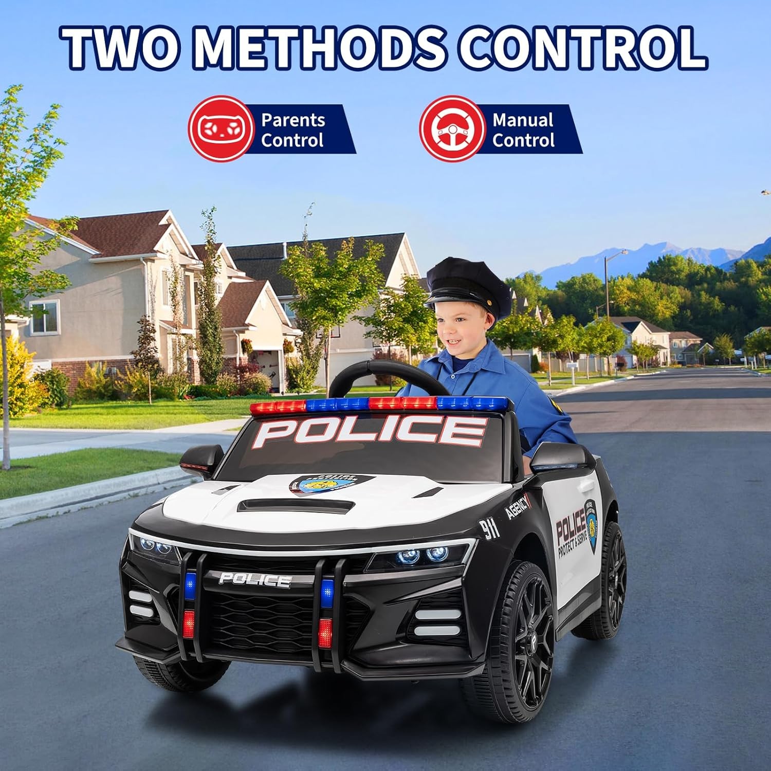 Garvee 12V Kids Ride on Car w/ Remote Control,Ride on Truck for Kids,Toddler Toy