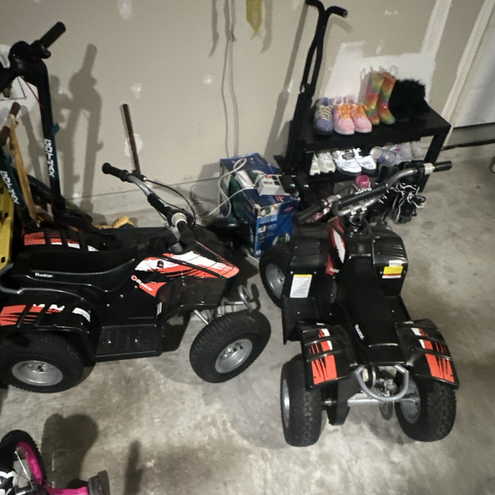 Razor Battery Operated Ride-On Quad ATV Black/Red for Ages 8-11