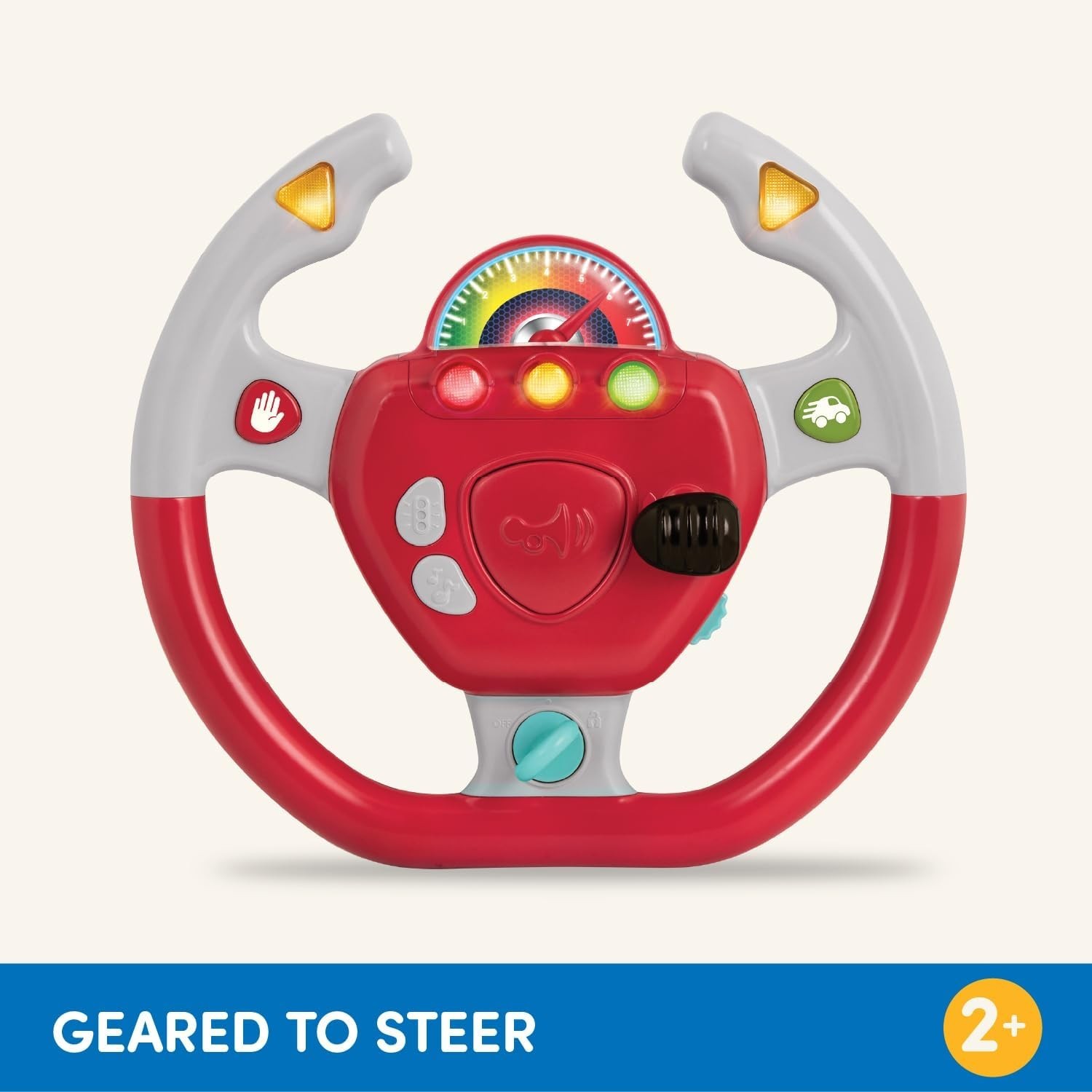Interactive Steering Wheel – Portable Car Toy – Kids Games & Songs – Toddler …